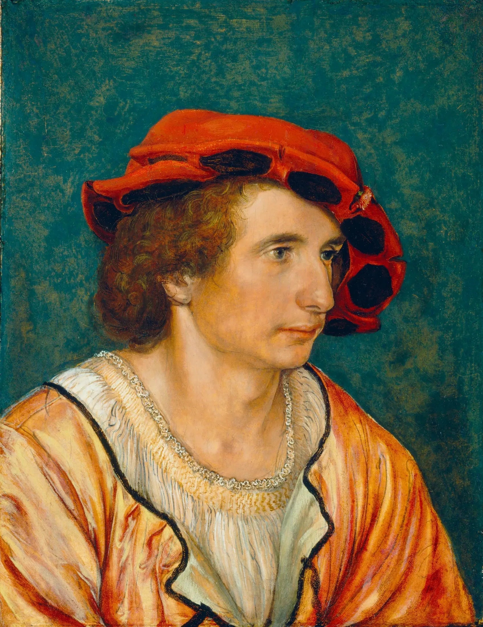 Portrait de jeune homme - Hans Holbein le Jeune image 1 reproduction de peinture à l’huile