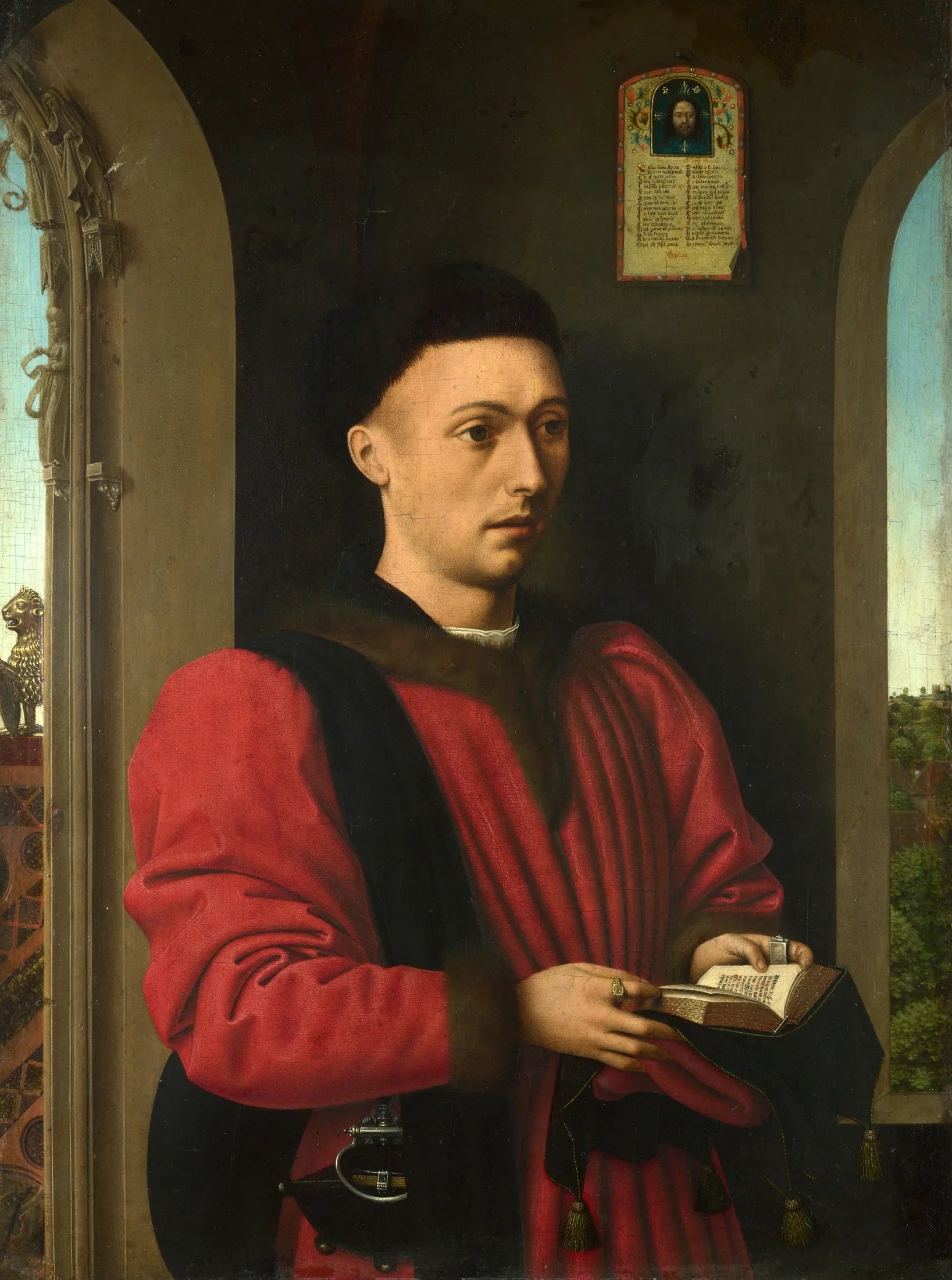 Portrait de jeune homme - Petrus Christus image 1 reproduction d’œuvre d’art à l’huile