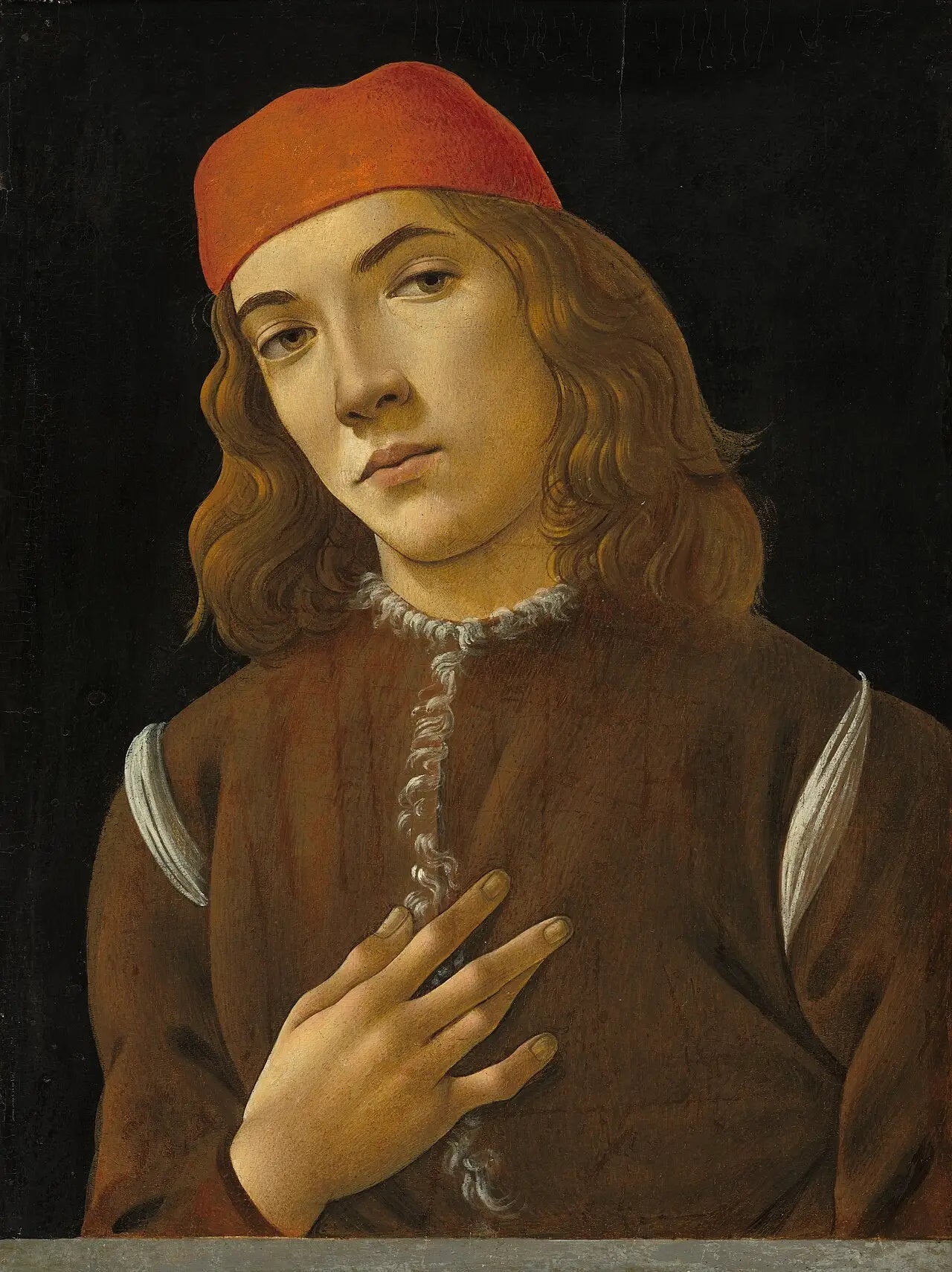 Portrait de jeune homme - Sandro Botticelli image 1 reproduction réalisée par Alpha Reproduction