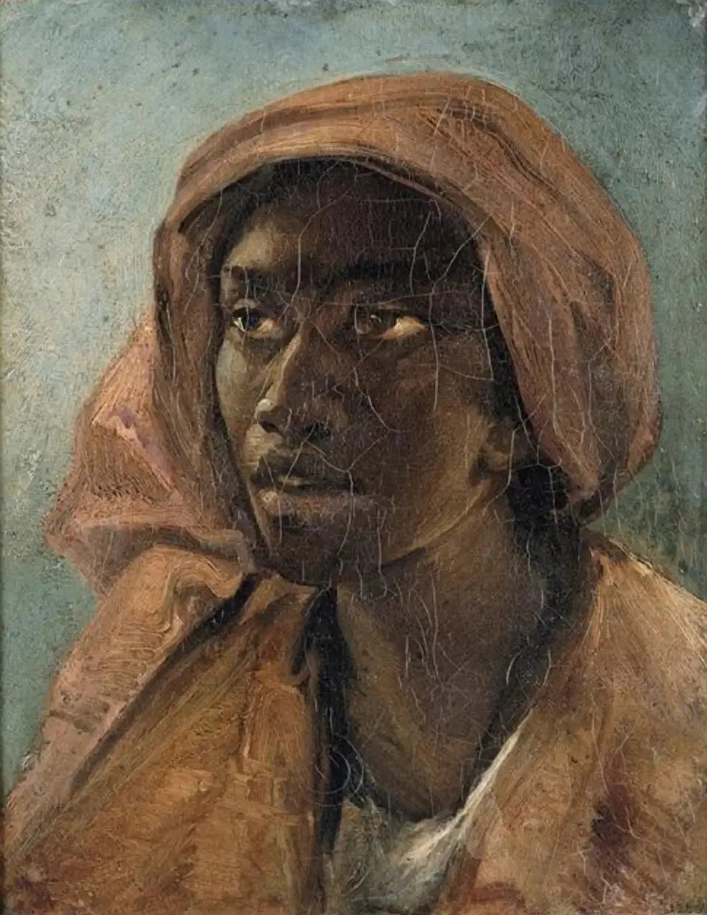 Portrait de jeune métisse - Théodore Géricault image 1 tableau peint à l’huile sur toile