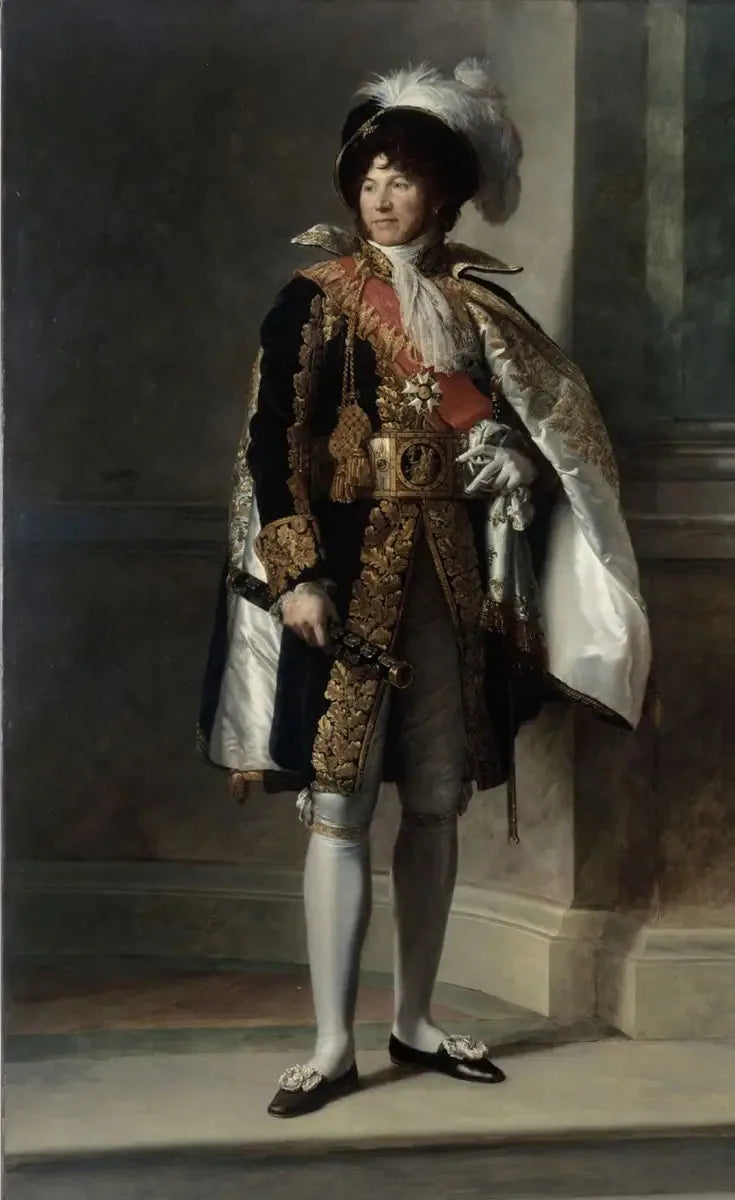 Portrait de Joachim Murat en maréchal de l'Empire - François Gérard image 1 copie peinte à la main à l’huile