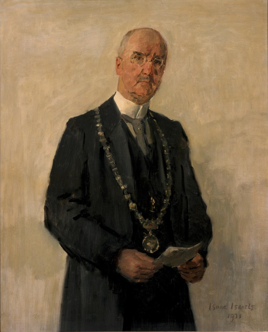 Portrait de Joachimus Pieter Fockema Andreae (1879-1949), maire d'Utrecht - Isaac Israëls