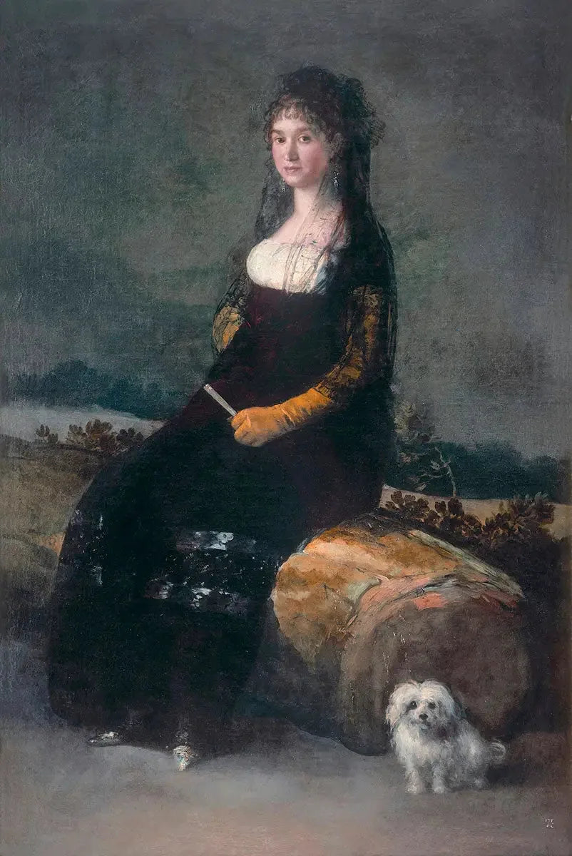 Portrait de Joaquina Candado Ricarte - Francisco de Goya