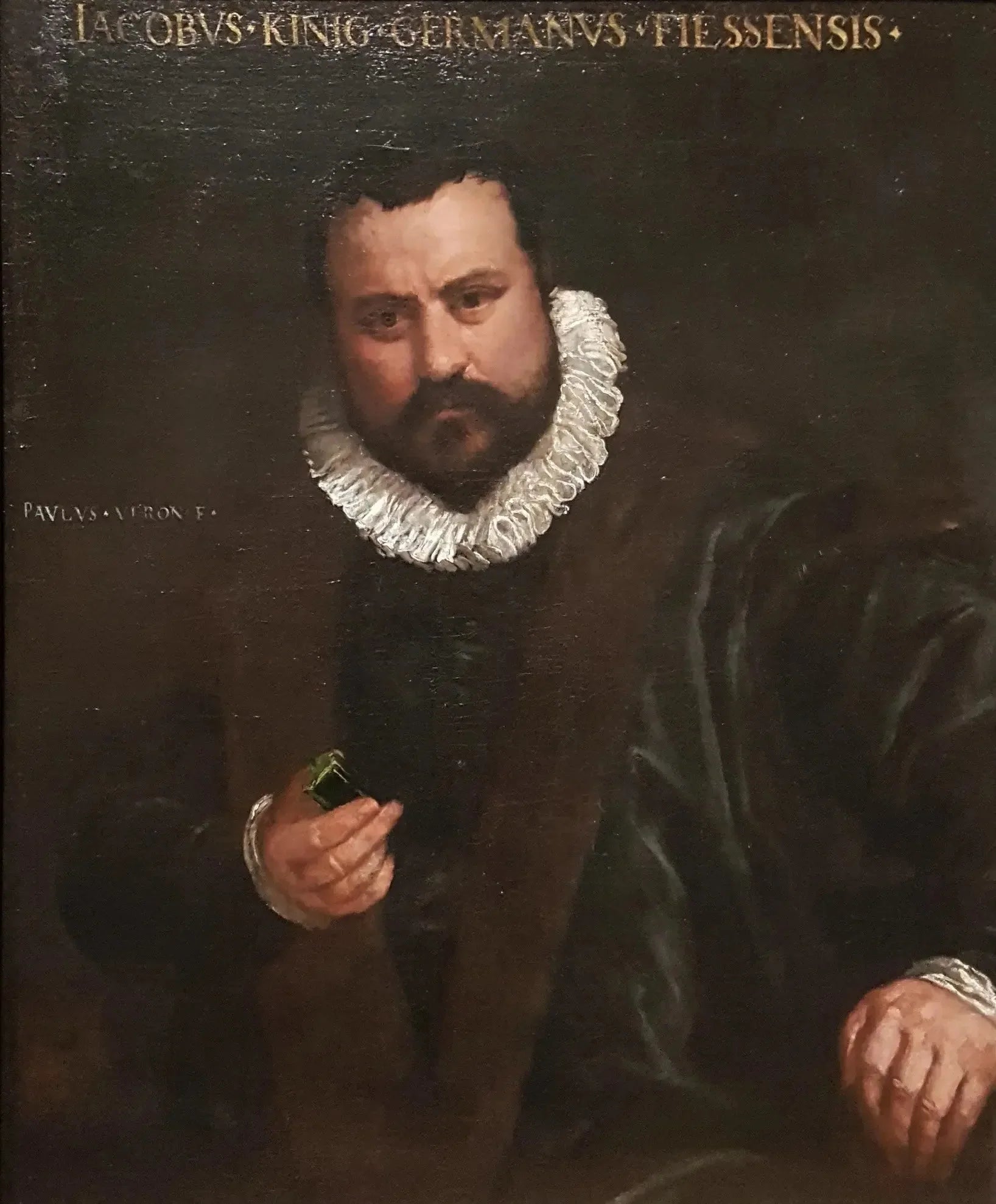 Portrait de Johann Jakob König - Paul Véronèse image 1 reproduction de peinture à l’huile