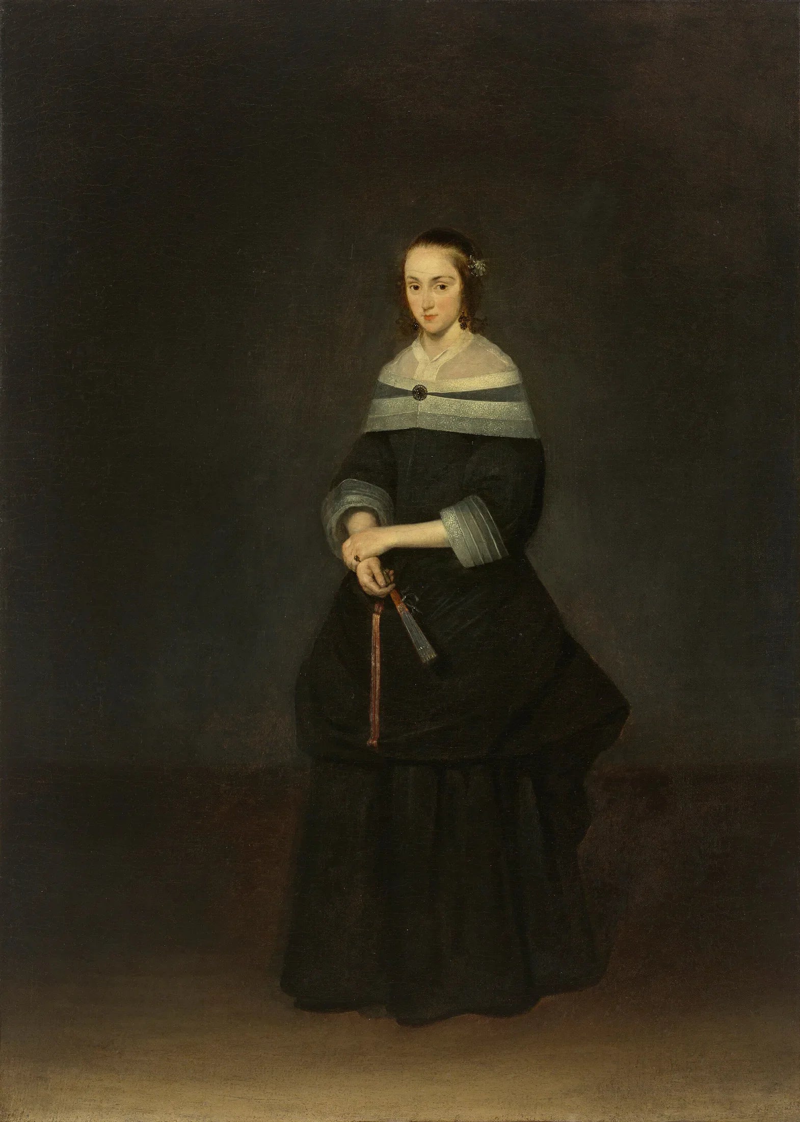 Portrait de Johanna Quadacker (1640-1672) - Gerard ter Borch image 1 reproduction artisanale de tableau