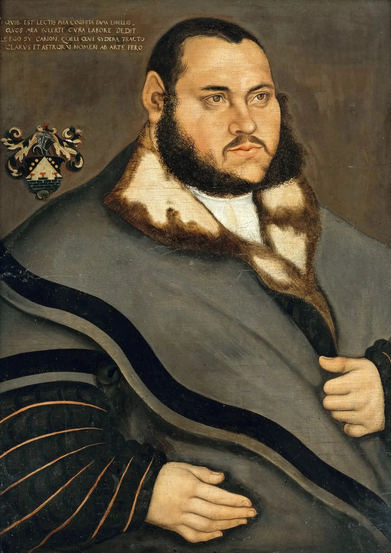 Portrait de Johannes Carion - Lucas Cranach the Elder image 1 copie de tableau peinte à la main