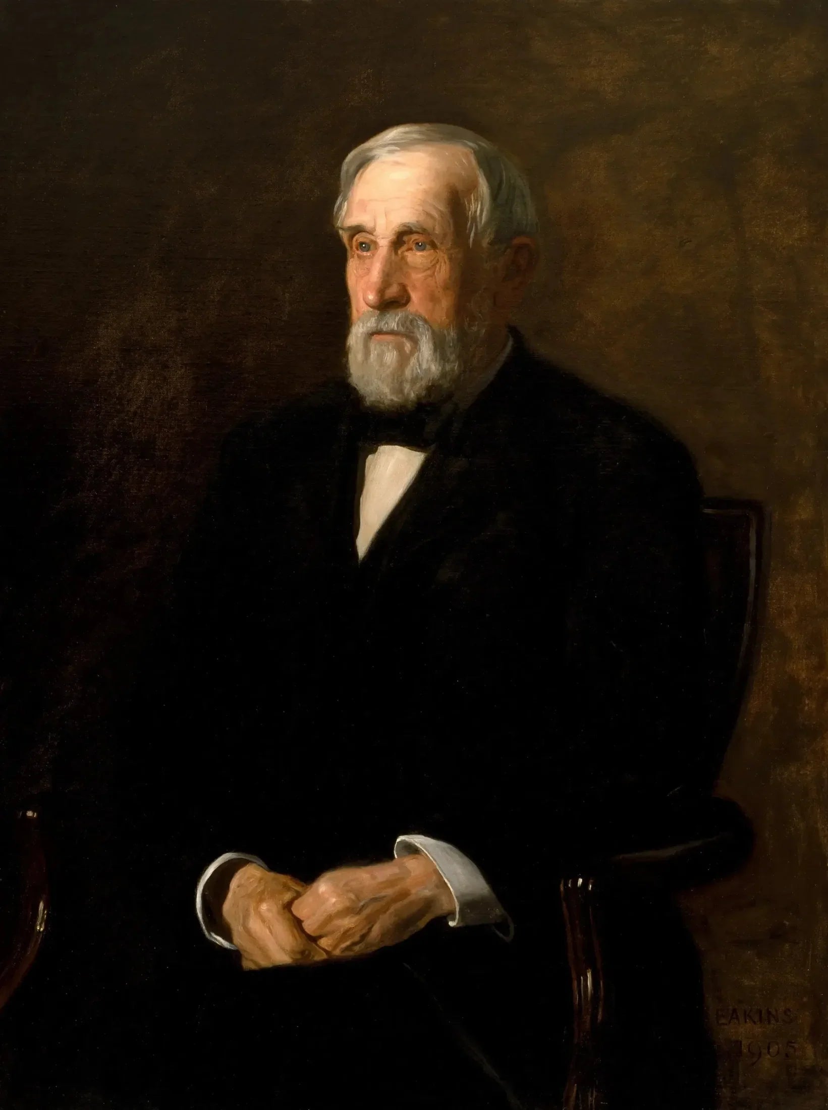 Portrait de John B. Gest - Thomas Eakins image 1 copie de tableau peinte à la main