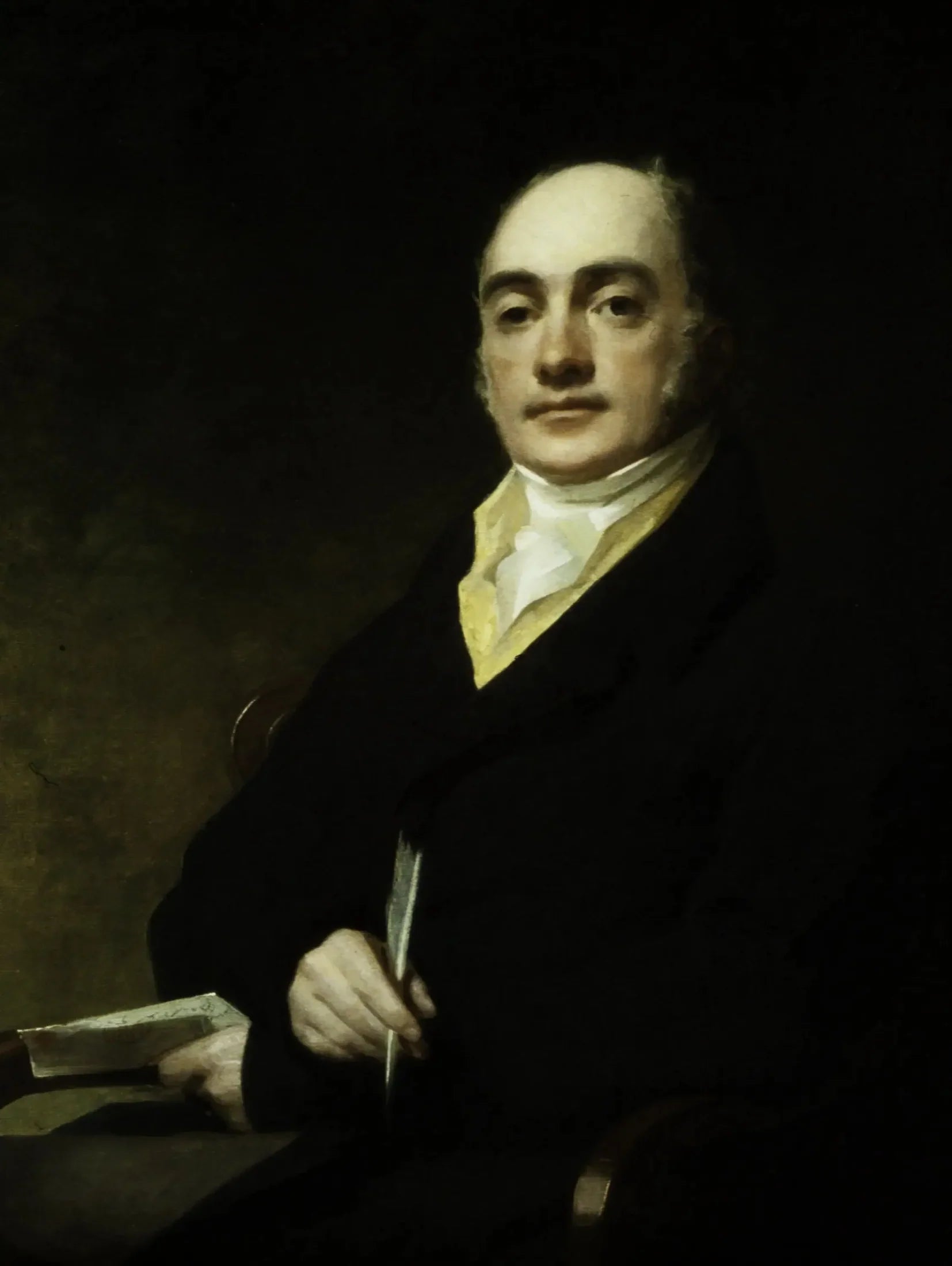 Portrait de John Baillie (1772-1833) - Henry Raeburn image 1 tableau peint à l’huile sur toile