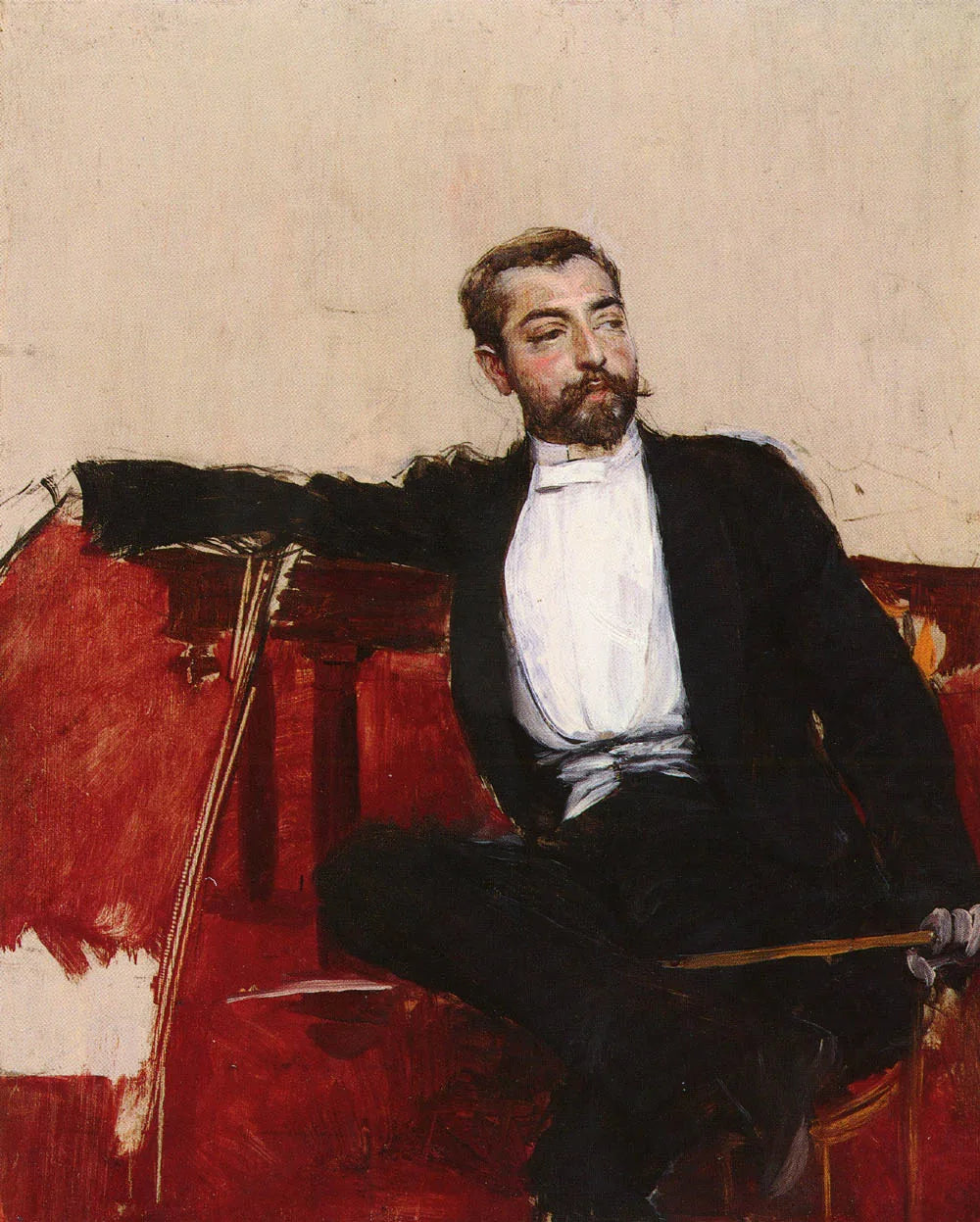 Portrait de John Singer Sargent - Giovanni Boldini image 1 copie de tableau peinte à la main