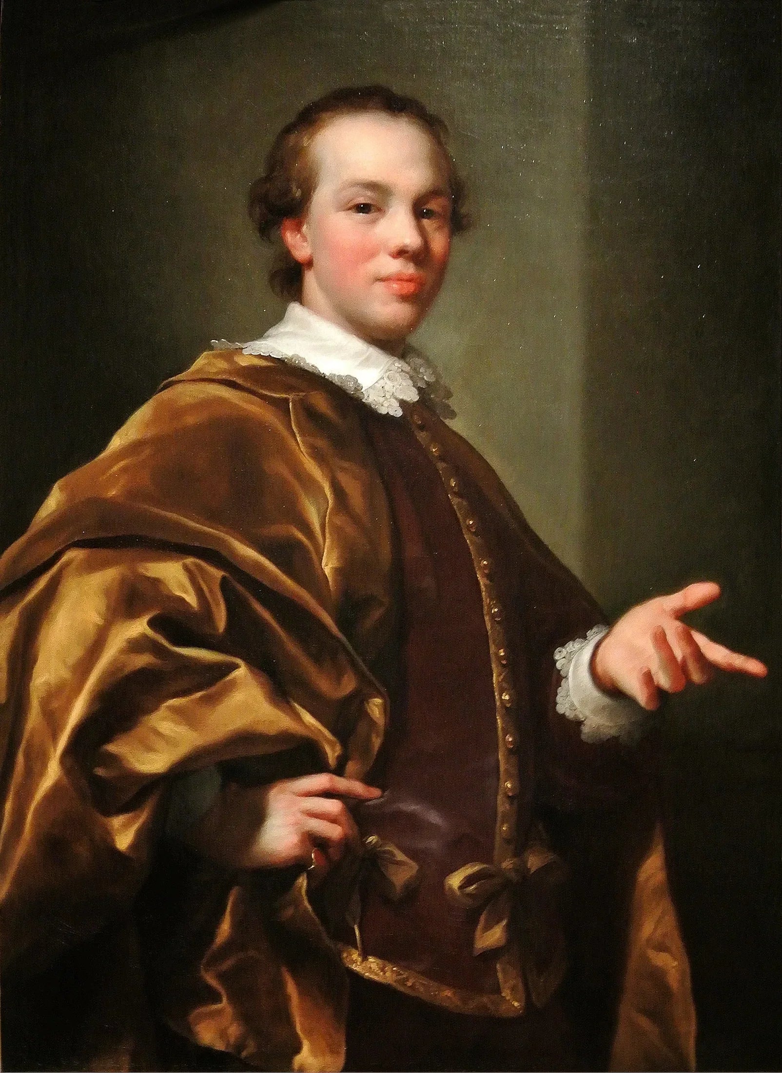 Portrait de John Vicomte Garlies, futur 7e comte de Galloway, en tant que maître de Garlies - Anton Raphael Mengs image 1 reproduction de peinture à l’huile