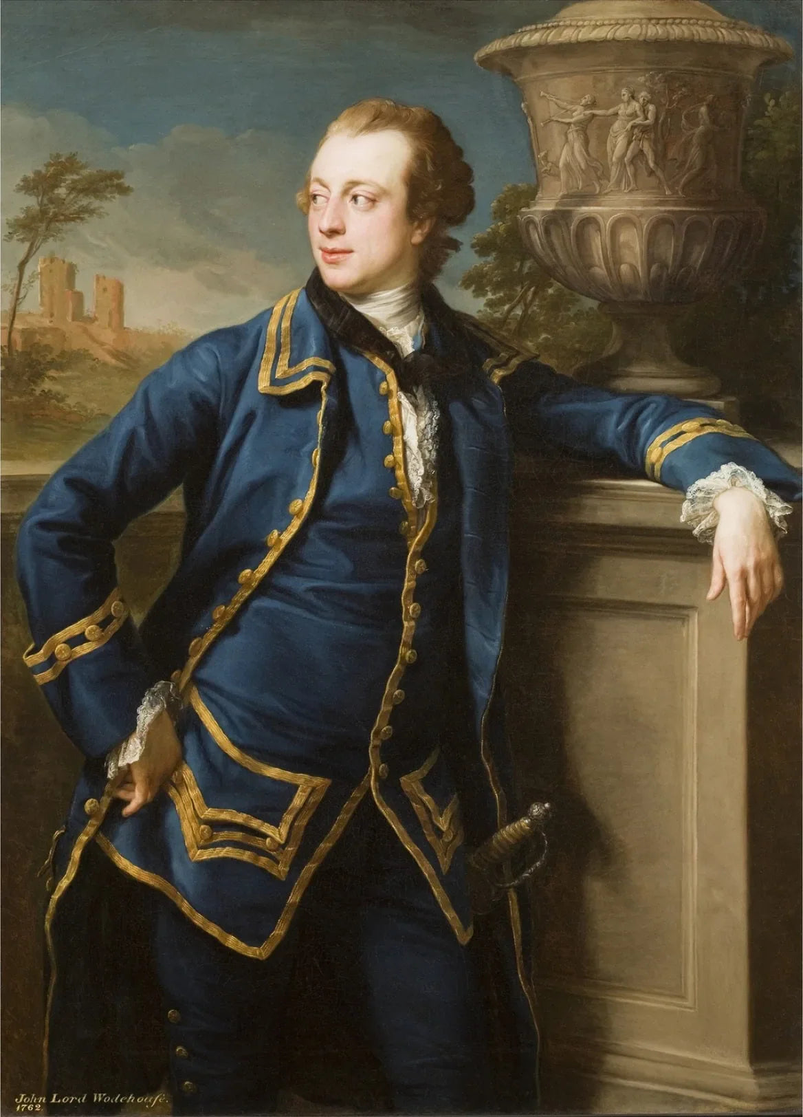 Portrait de John Wodehouse - Pompeo Batoni image 1 reproduction artisanale de tableau