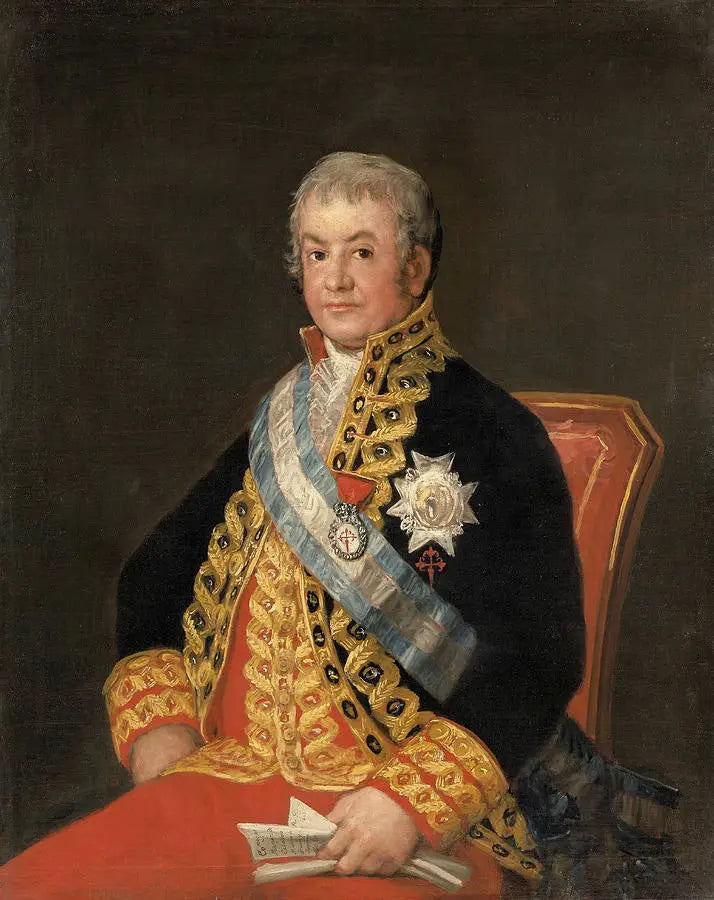Portrait de José Antonio Marqués de Caballero - Francisco de Goya image 1 reproduction artisanale de tableau