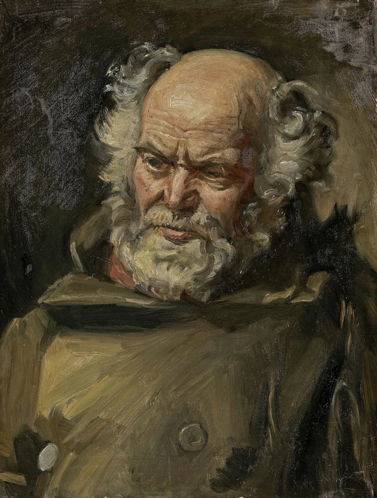 Portrait de Josef Bonatzi. - Michael Peter Ancher image 1 reproduction d’œuvre d’art à l’huile