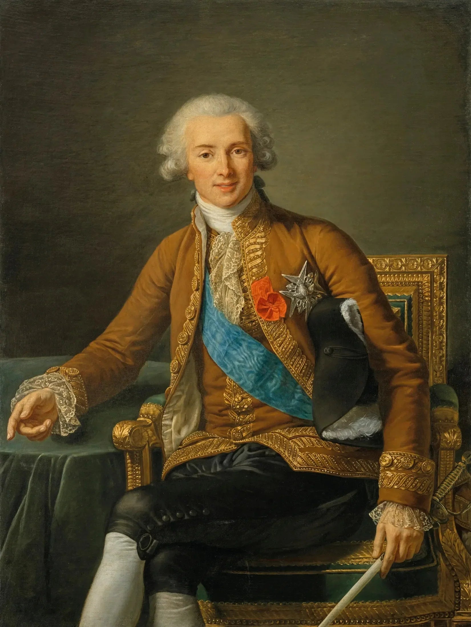 Portrait de Joseph Hyacinthe François-de-Paule de Rigaud, comte de Vaudreuil - Élisabeth Vigée Le Brun image 1 reproduction artisanale de tableau