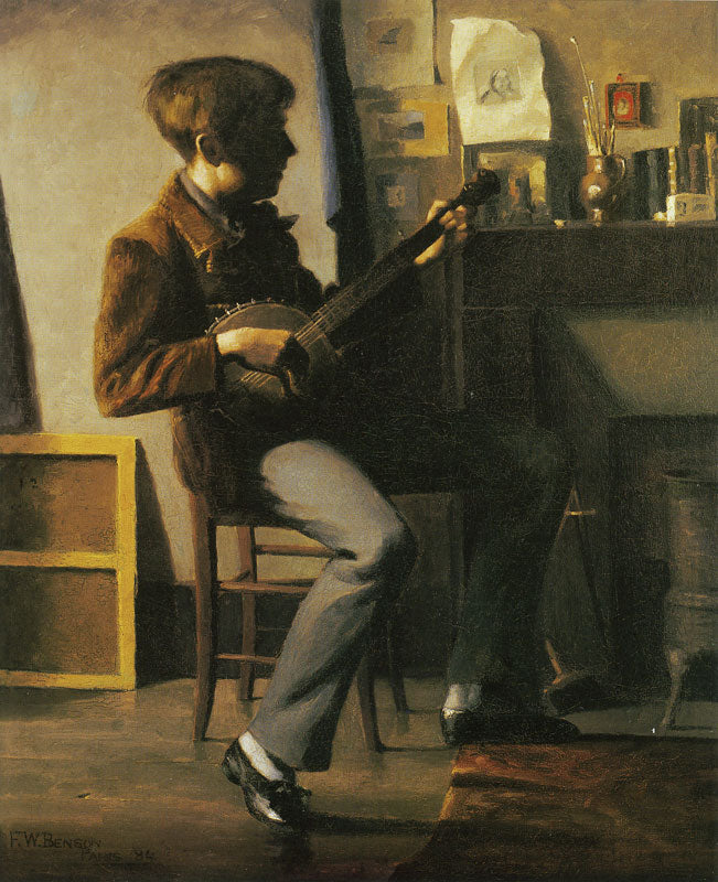 Portrait de Joseph Lindon Smith - Frank Weston Benson image 1 copie de tableau peinte à la main