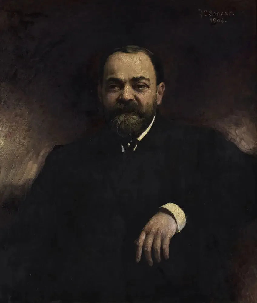 Portrait de Joseph Reinach - Léon Bonnat image 1 copie peinte à la main à l’huile