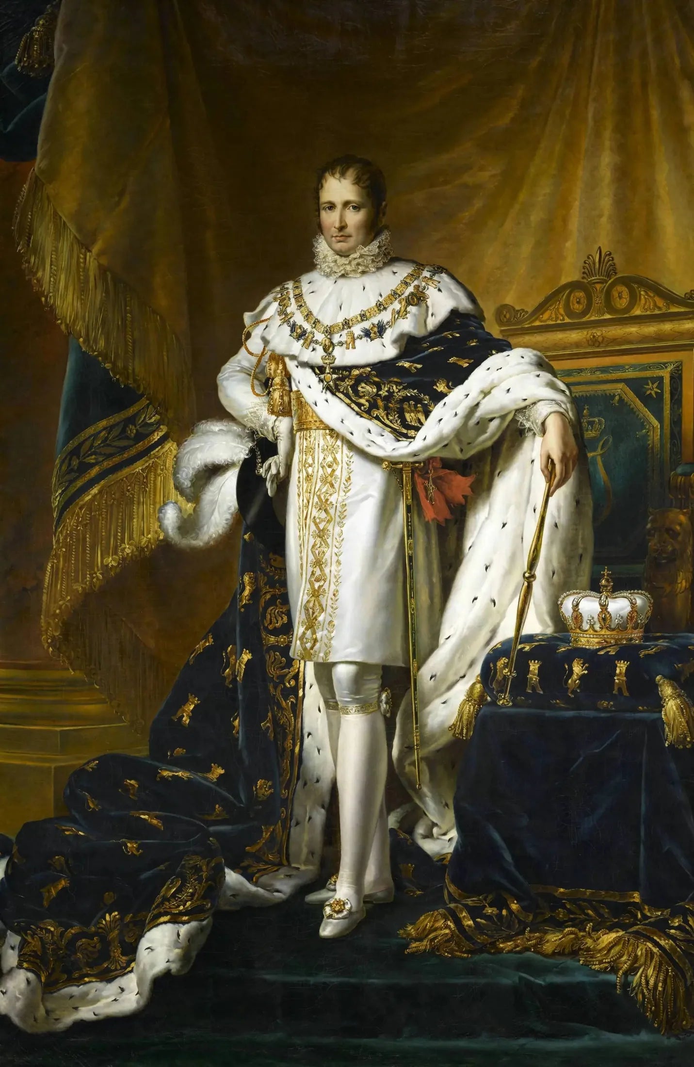 Portrait de Joseph, roi d'Espagne - François Gérard image 2 copie peinte à la main à l’huile