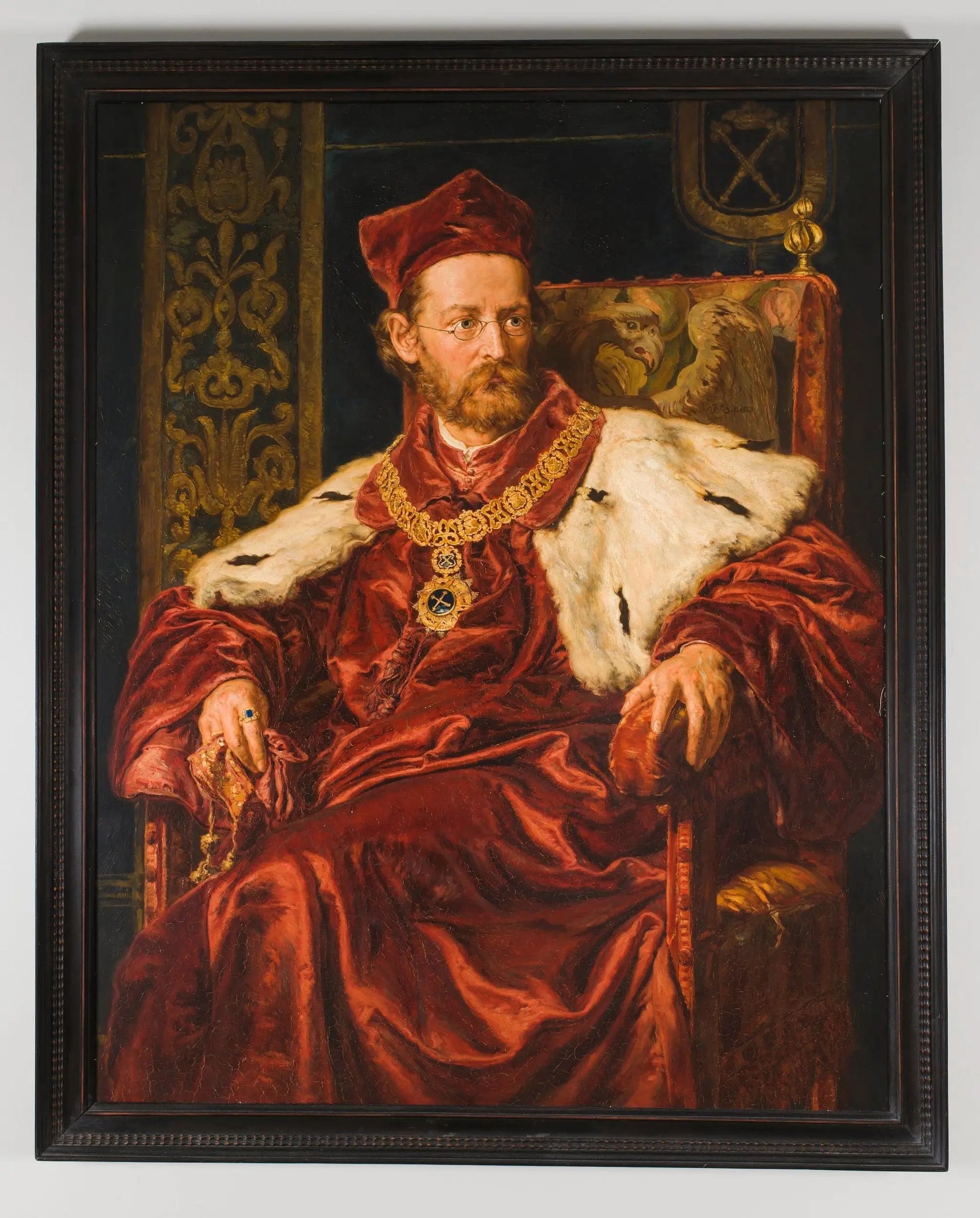 Portrait de Józef Szujski - Jan Matejko image 1 copie de tableau peinte à la main