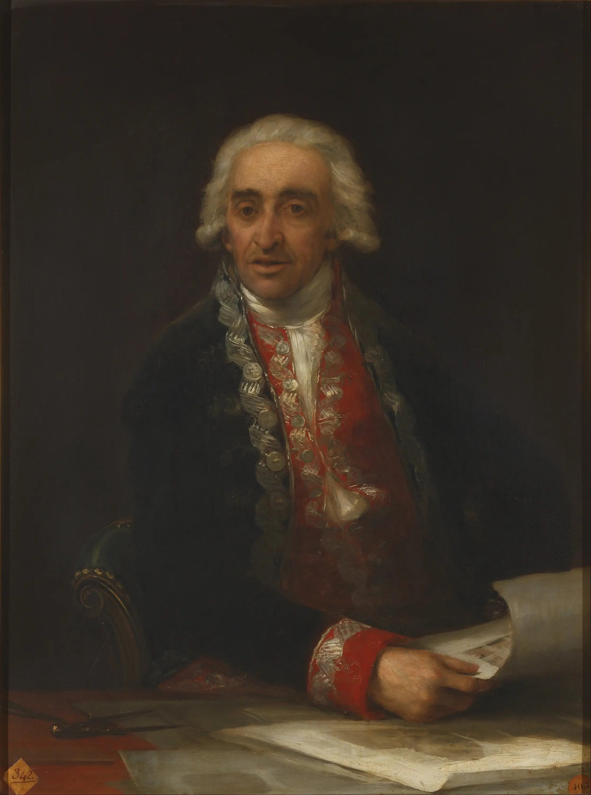 Portrait de Juan de Villanueva - Francisco de Goya image 1 copie de tableau peinte à la main