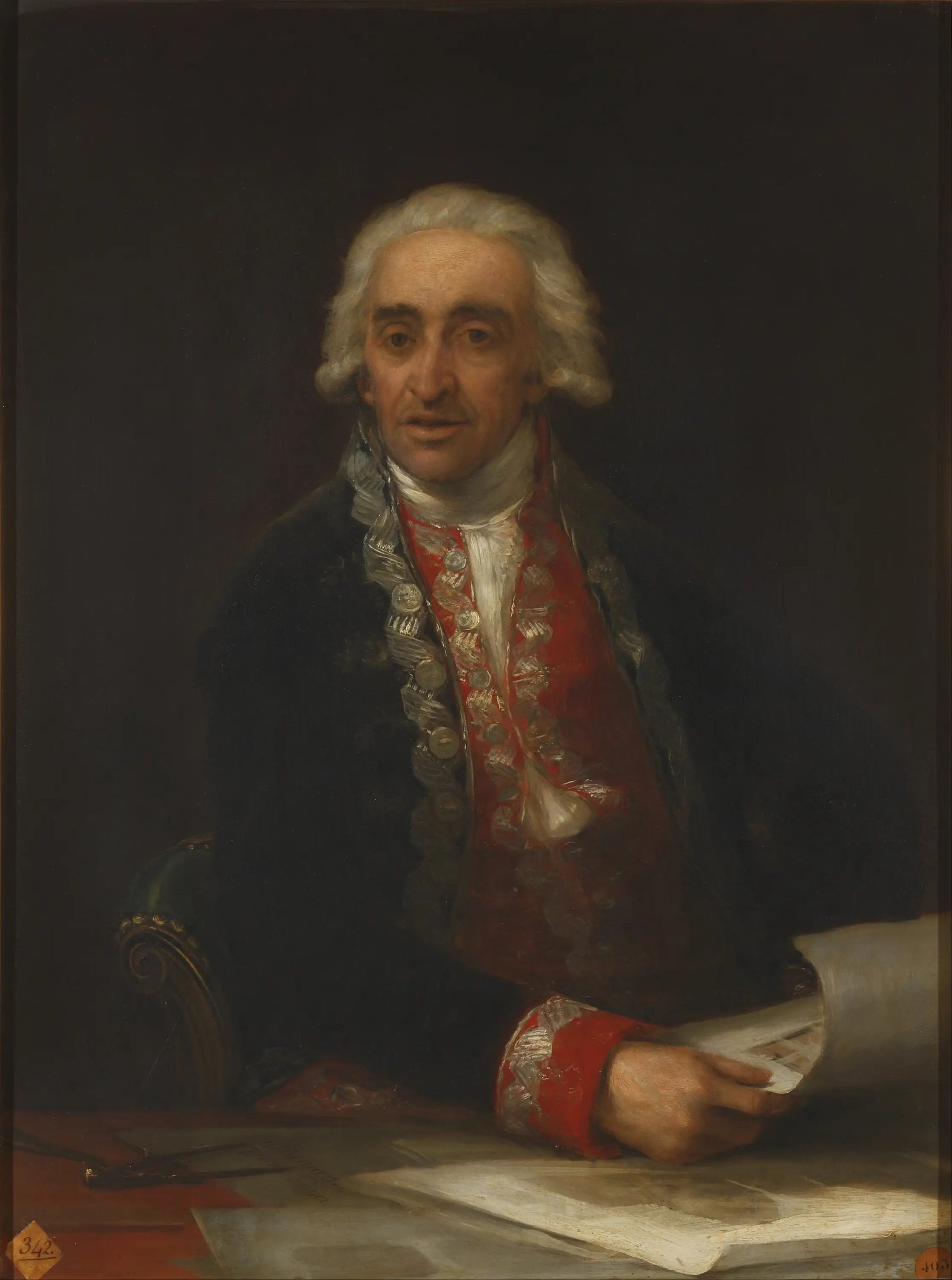 Portrait de Juan de Villanueva - Francisco de Goya image 1 copie de tableau peinte à la main