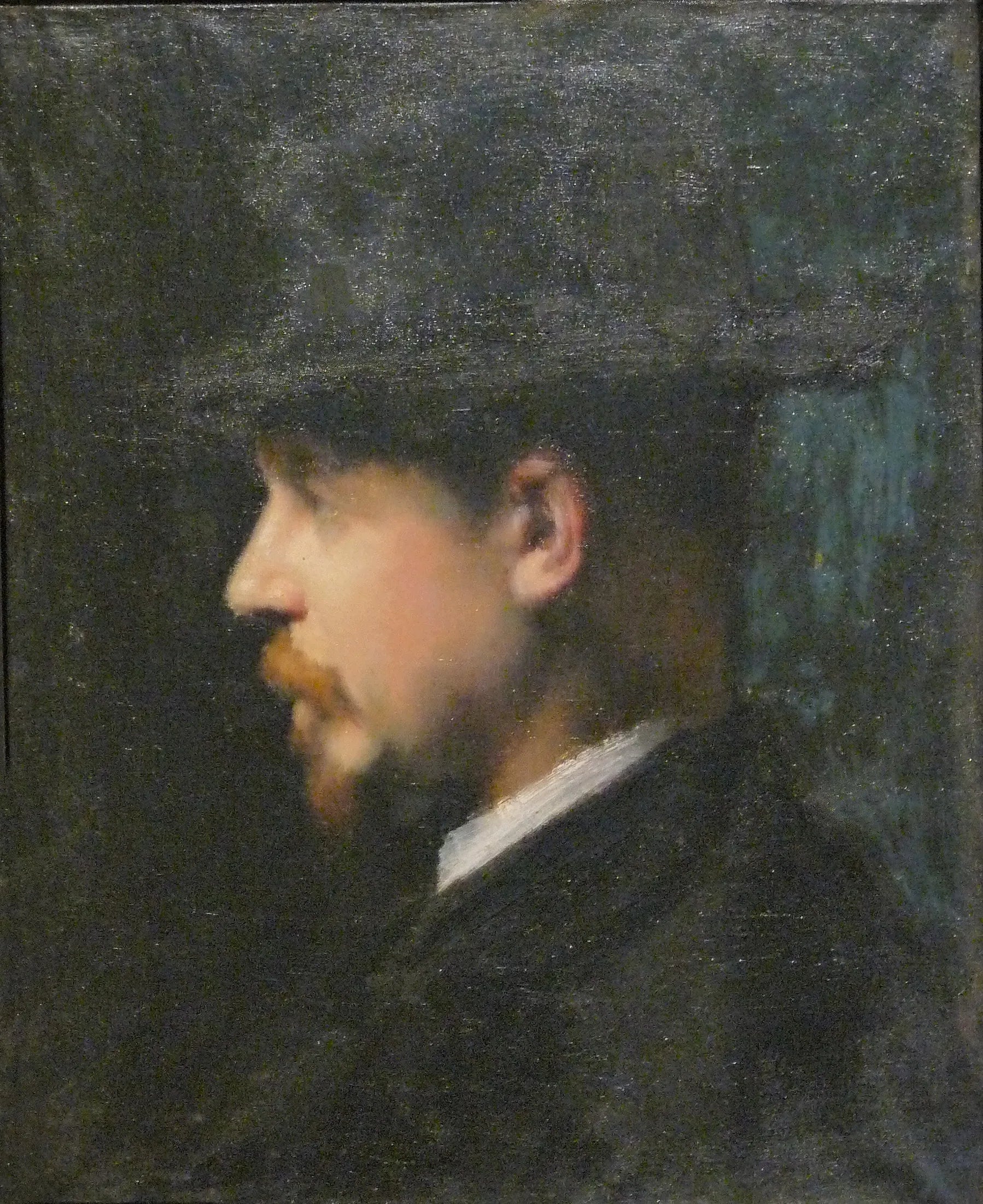 Portrait de Jules Henner - Jean-Jacques Henner image 1 reproduction de peinture à l’huile