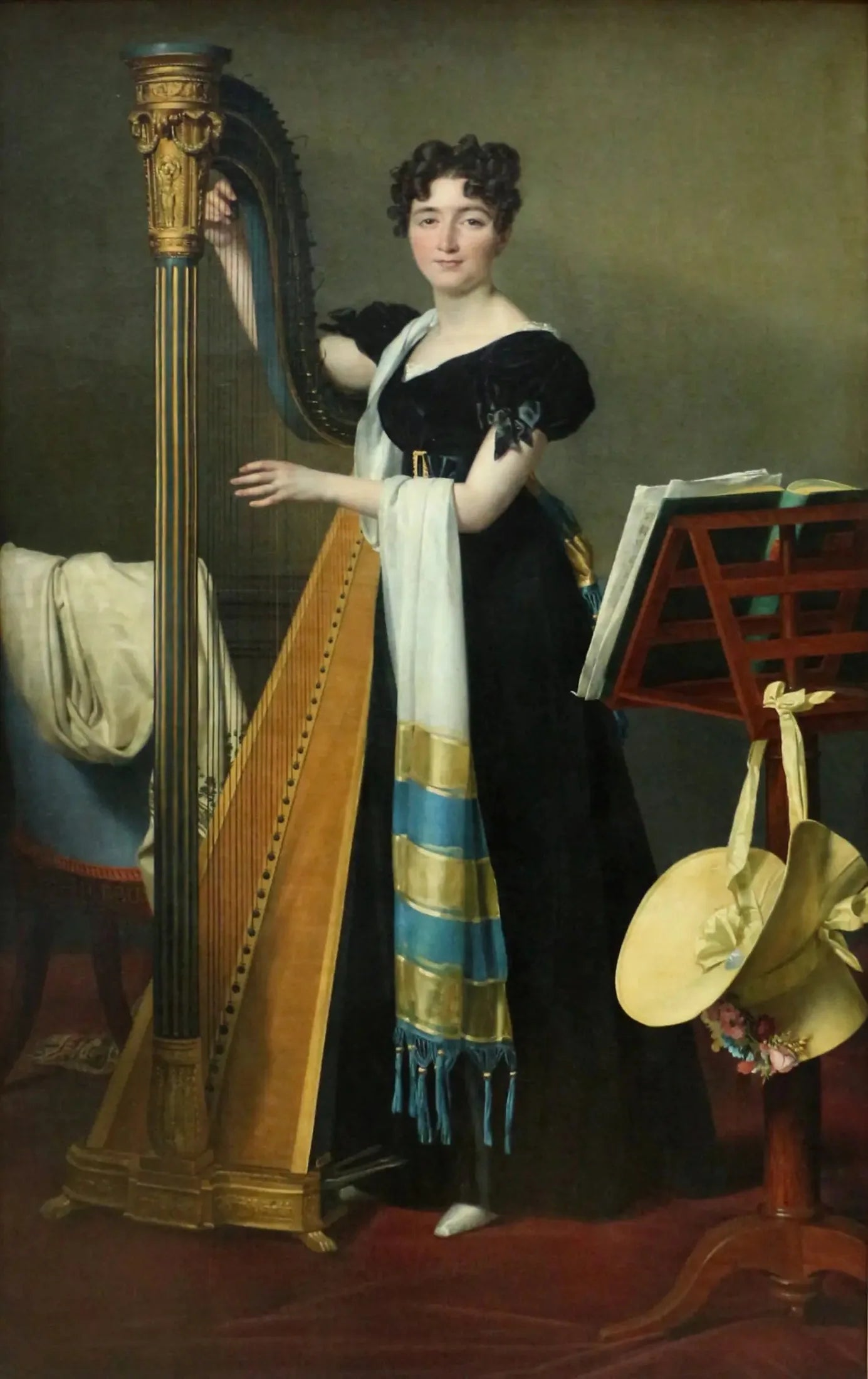Portrait de Juliette de Villeneuve - Jacques-Louis David image 1 tableau peint à l’huile sur toile