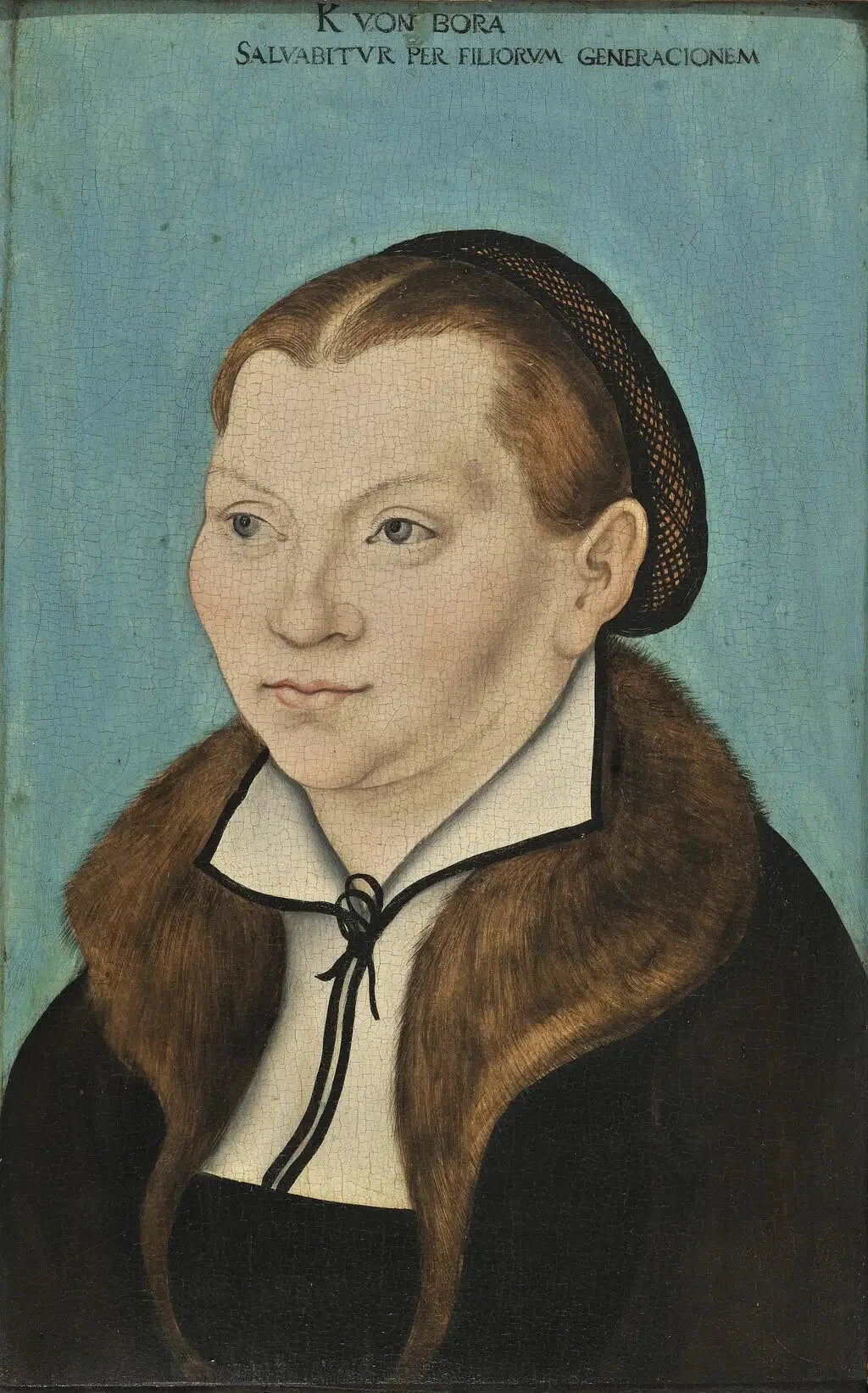 Portrait de Katharina von Bora - Lucas Cranach the Elder image 1 copie peinte à la main à l’huile