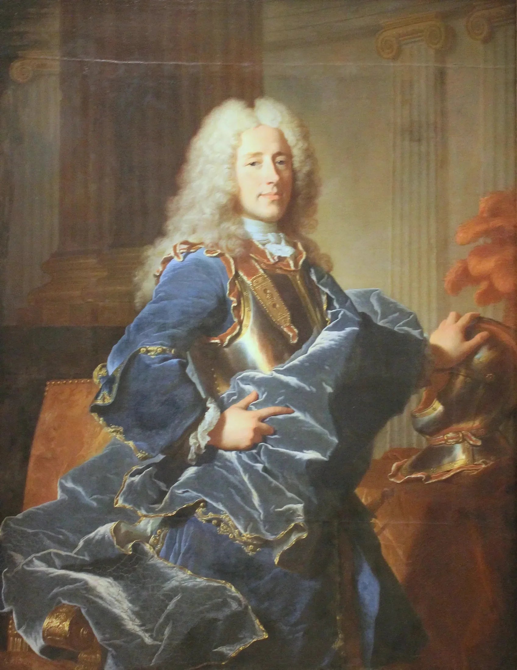 Portrait de Konrad Detlef, comte von Dehn - Hyacinthe Rigaud image 1 reproduction d’œuvre d’art à l’huile