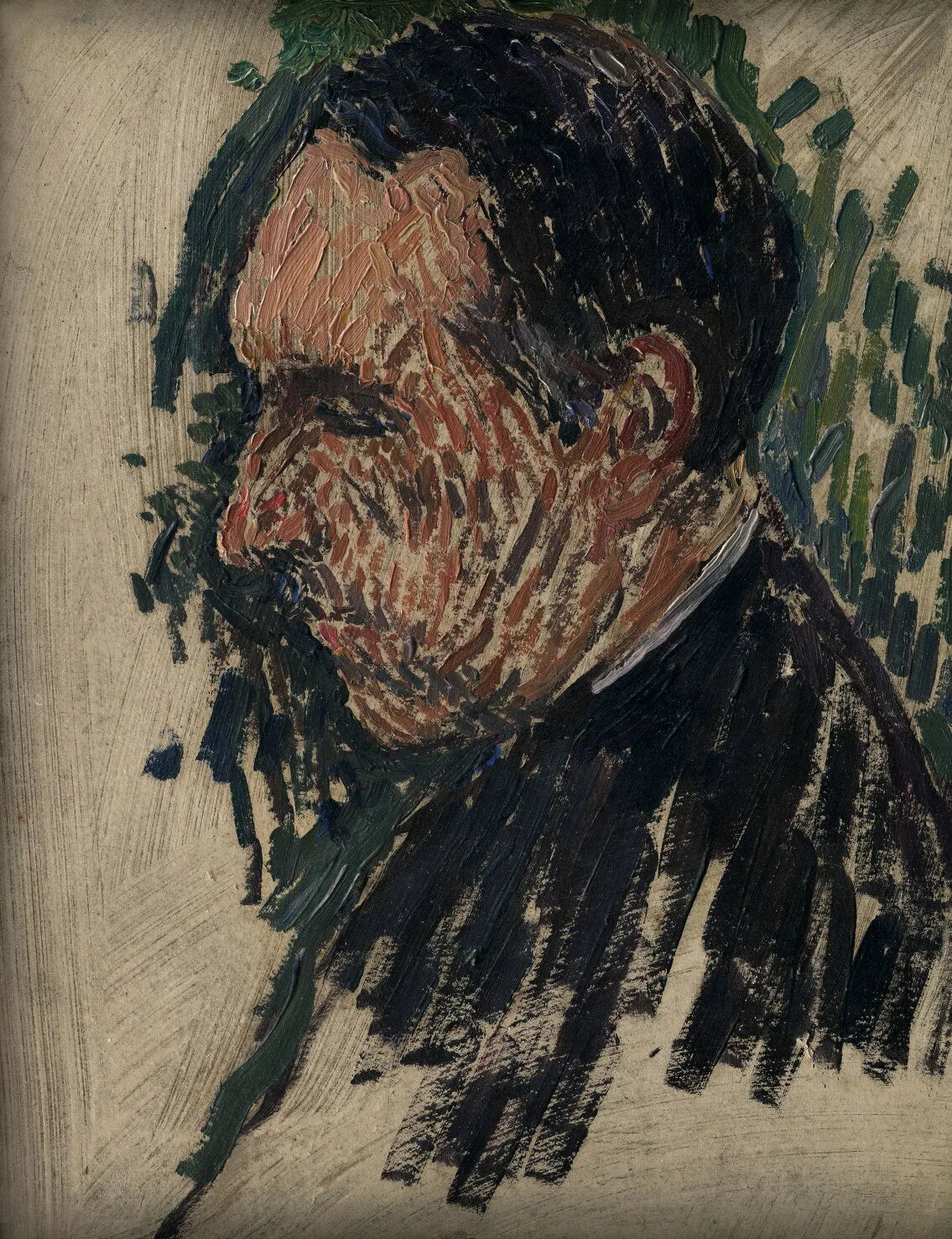 Portrait de l'abbé Pujol - Henri-Jean Guillaume Martin image 1 reproduction de peinture à l’huile