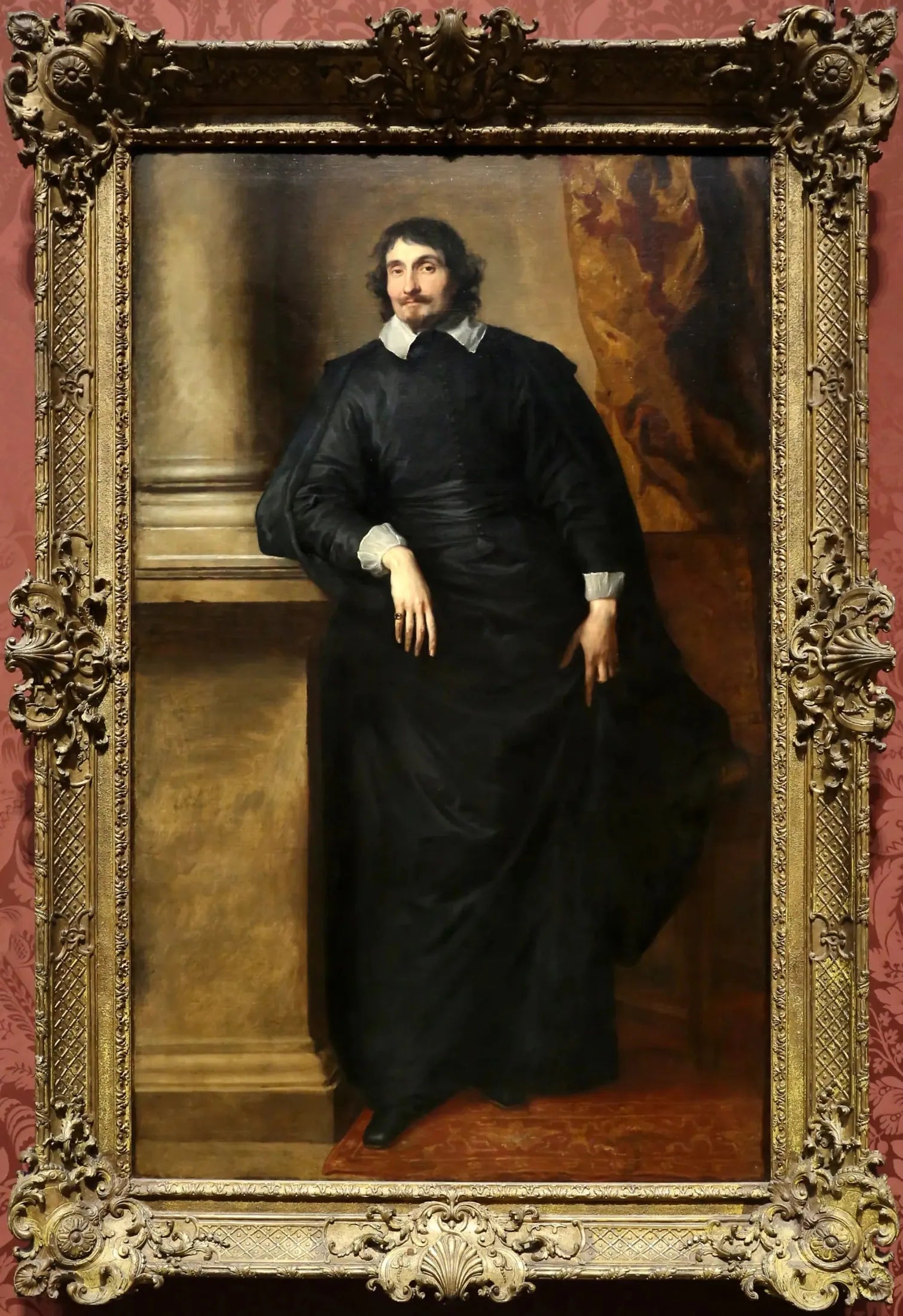 Portrait de l'abbé Scaglia - Antoine van Dyck image 1 tableau peint à l’huile sur toile
