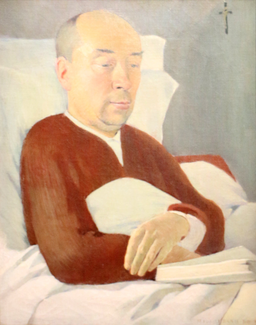 Portrait de l'abbé Vallet - Maurice Denis image 1 reproduction artisanale de tableau