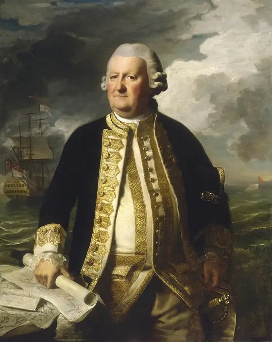 Portrait de l'amiral Clark Gayton (1712-1785) - John Singleton Copley image 1 tableau peint à l’huile sur toile
