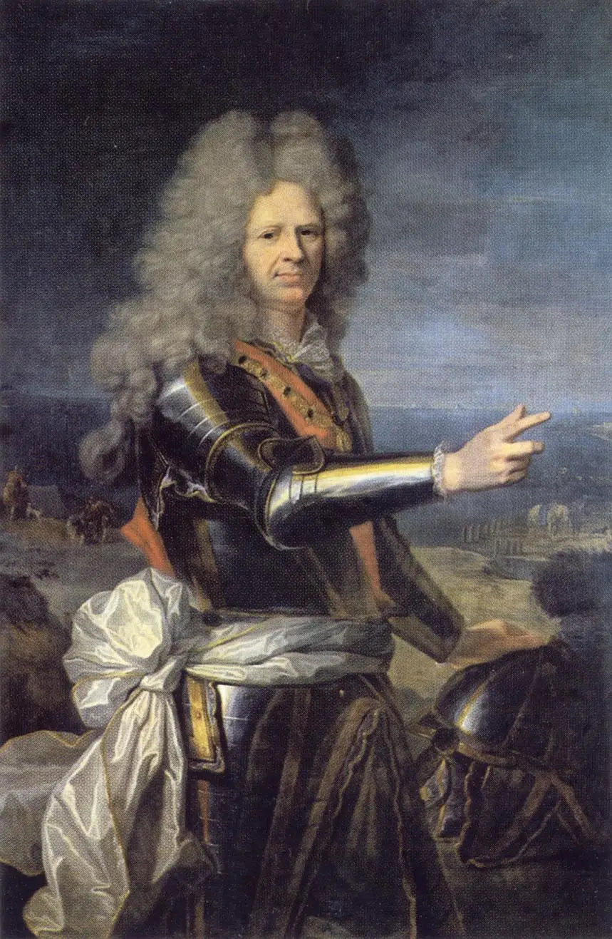 Portrait de l'amiral Ducasse - Hyacinthe Rigaud image 1 copie peinte à la main à l’huile