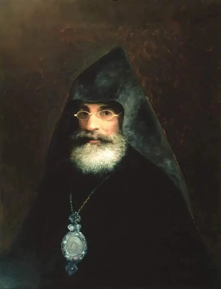 Portrait de l'archevêque Gabriel Aivazyan (frère de I. Aivazovsky) - Ivan Aïvazovski