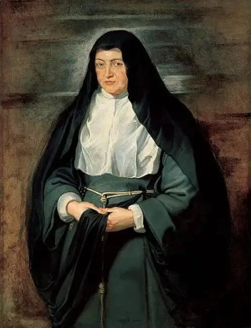 Portrait de l'archiduchesse Isabelle-Claire Eugénie, régente espagnole des Pays-Bas, en habit de clarisse - Peter Paul Rubens