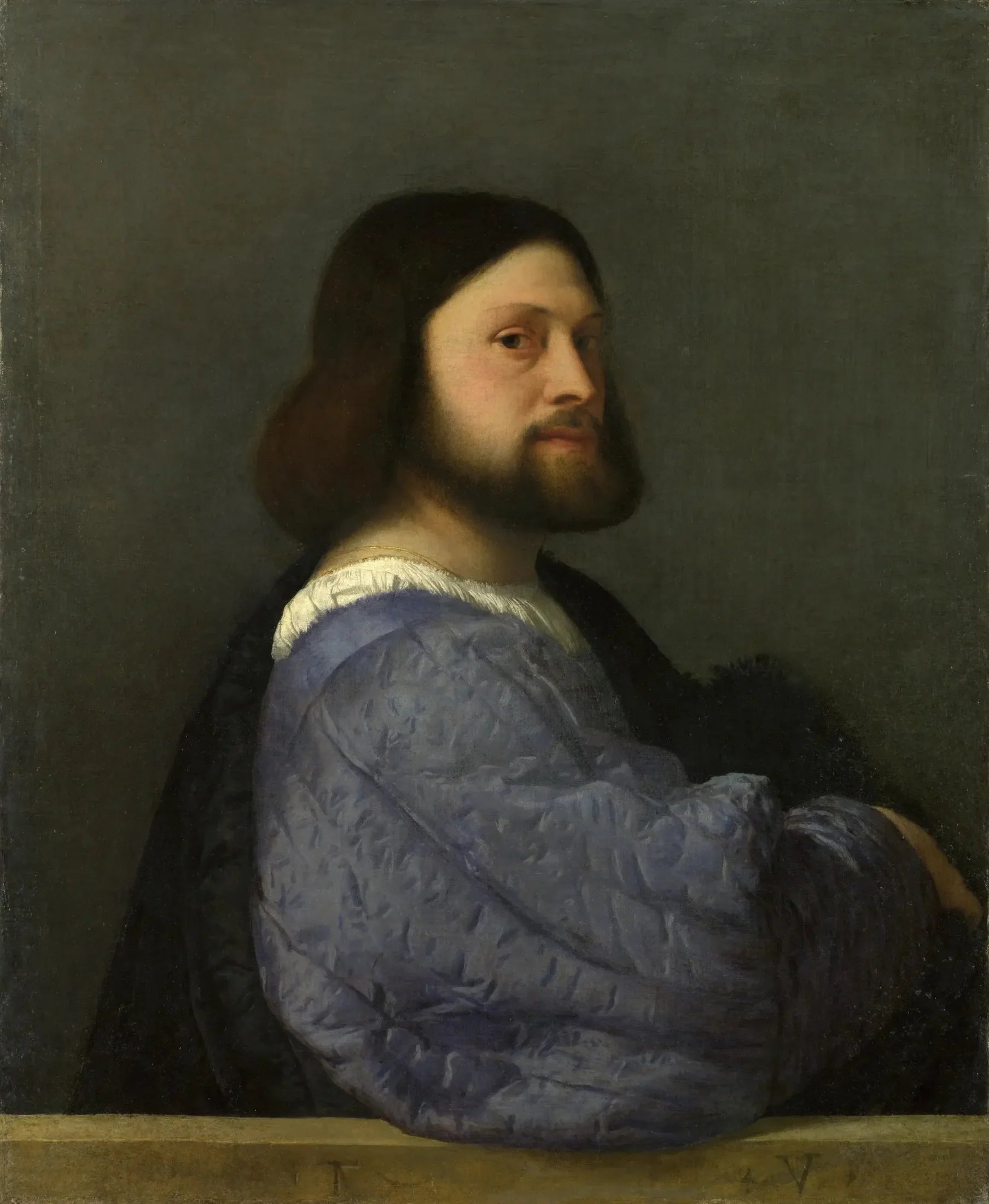 Portrait de L'Arioste - Titian image 1 copie de tableau peinte à la main