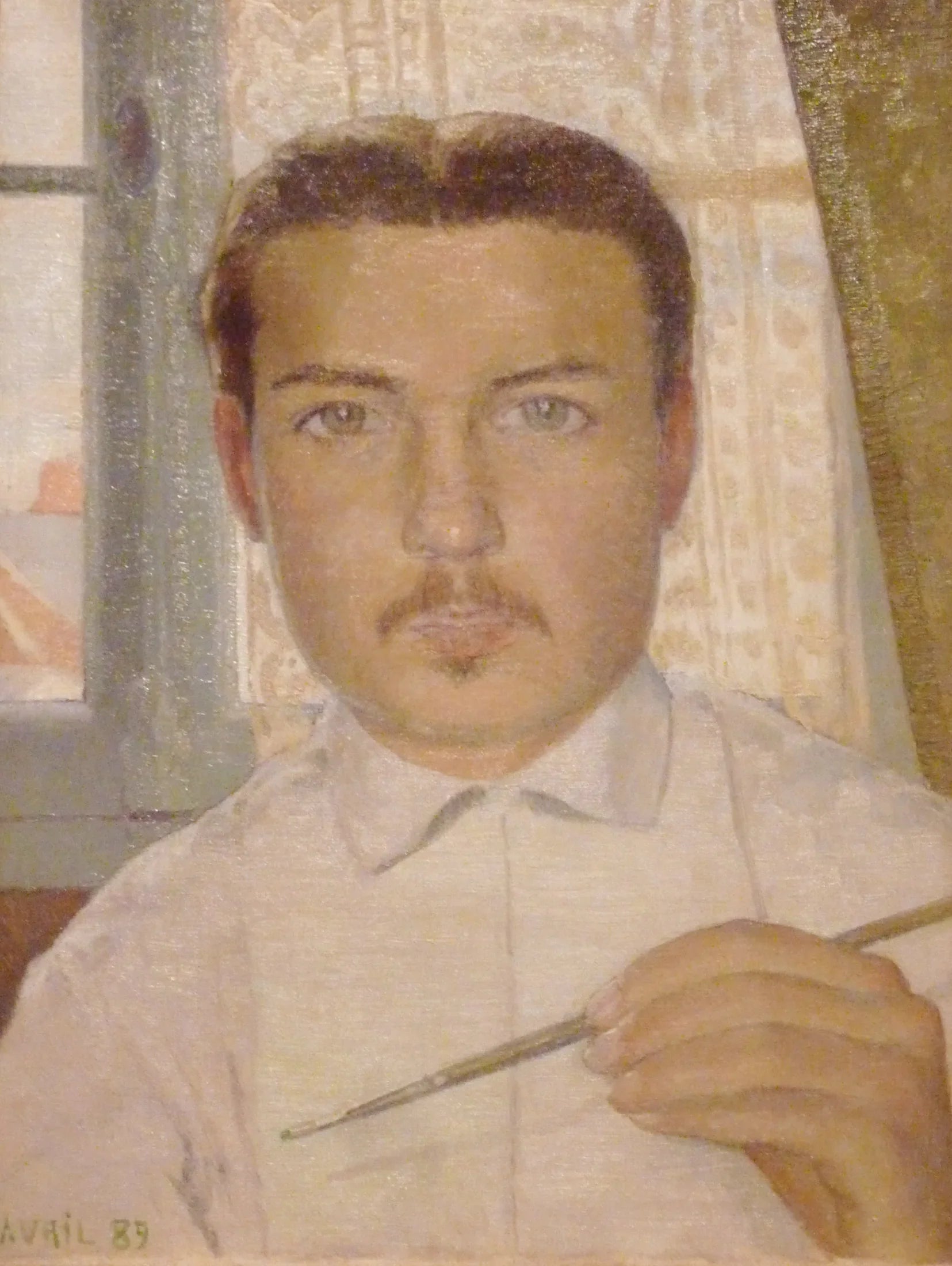 Portrait de l'artiste à l'âge de dix-huit ans - Maurice Denis image 1 copie peinte à la main à l’huile