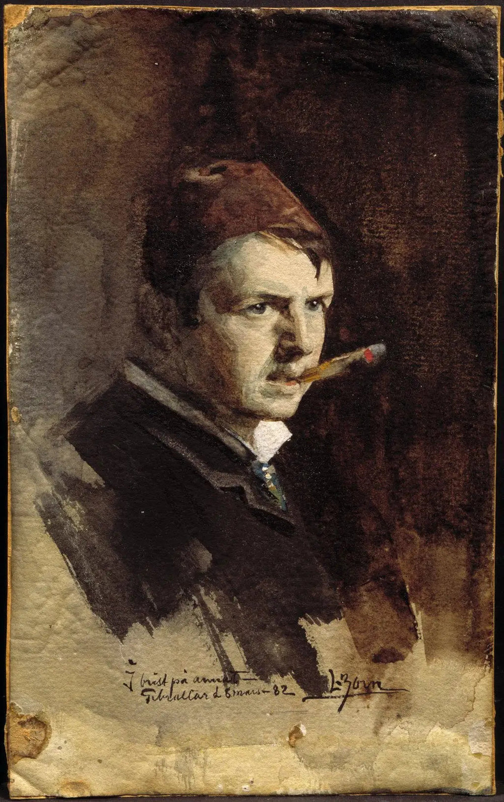 Portrait de l’artiste - Anders Zorn - Alpha Reproduction