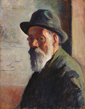 Portrait de l'artiste par lui-même - Maximilien Luce image 1 copie de tableau peinte à la main