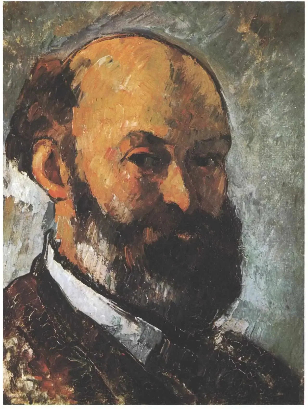 Portrait de l'artiste - Paul Cézanne image 1 reproduction artisanale de tableau