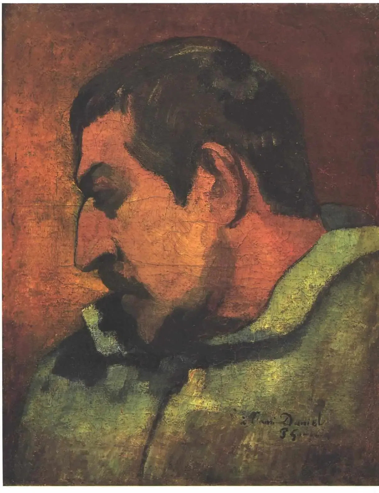 Portrait de l'artiste - Paul Gauguin image 1 copie peinte à la main à l’huile