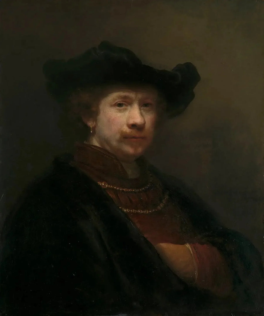 Portrait de l'artiste, peint en 1641 - Rembrandt