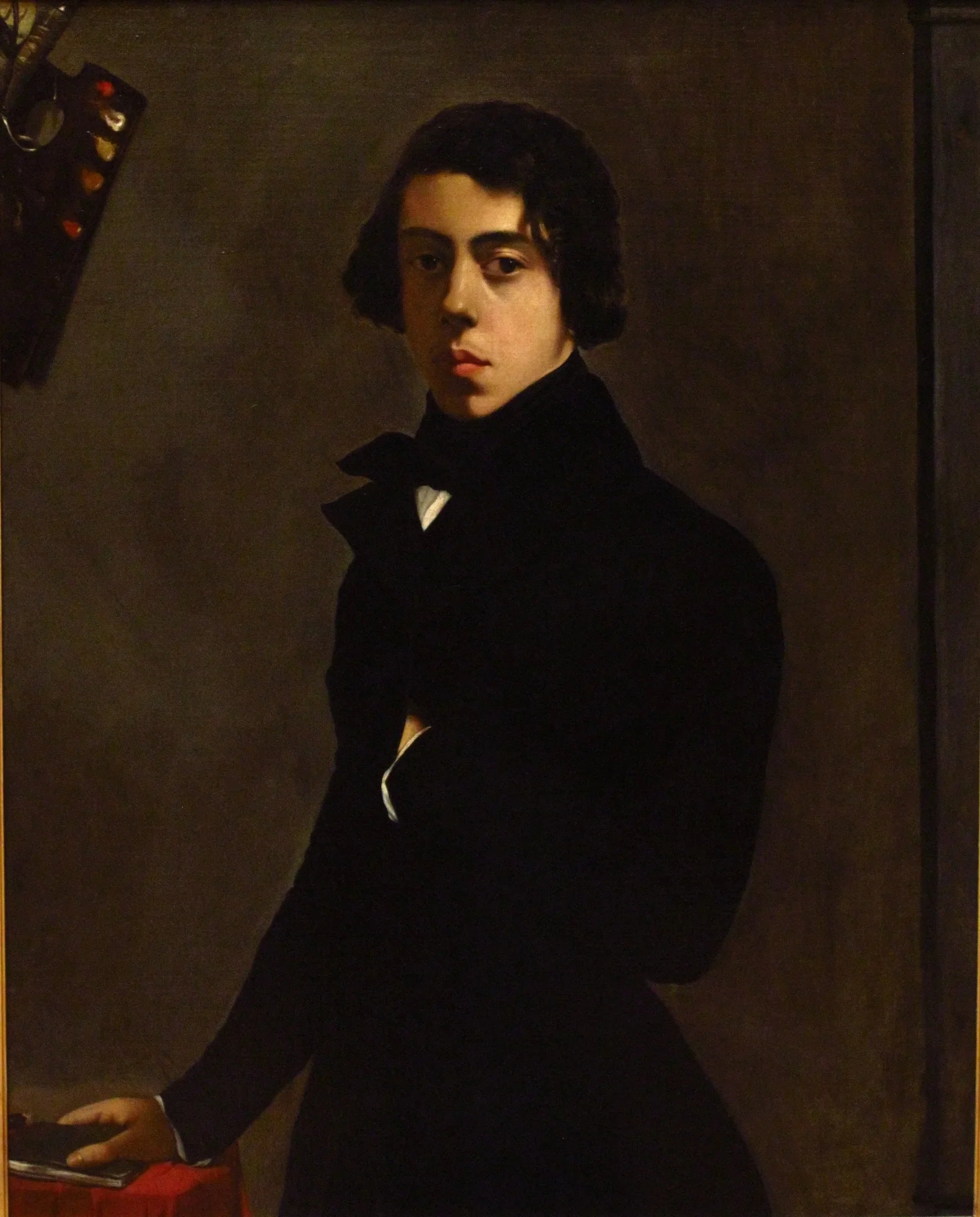 Portrait de l'artiste - Théodore Chassériau image 1 copie peinte à la main à l’huile