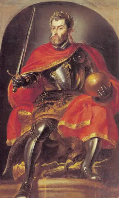 Portrait de l'empereur Charles Quint (Pompa Introitus Ferdinandi), 1634-1635 - Peter Paul Rubens