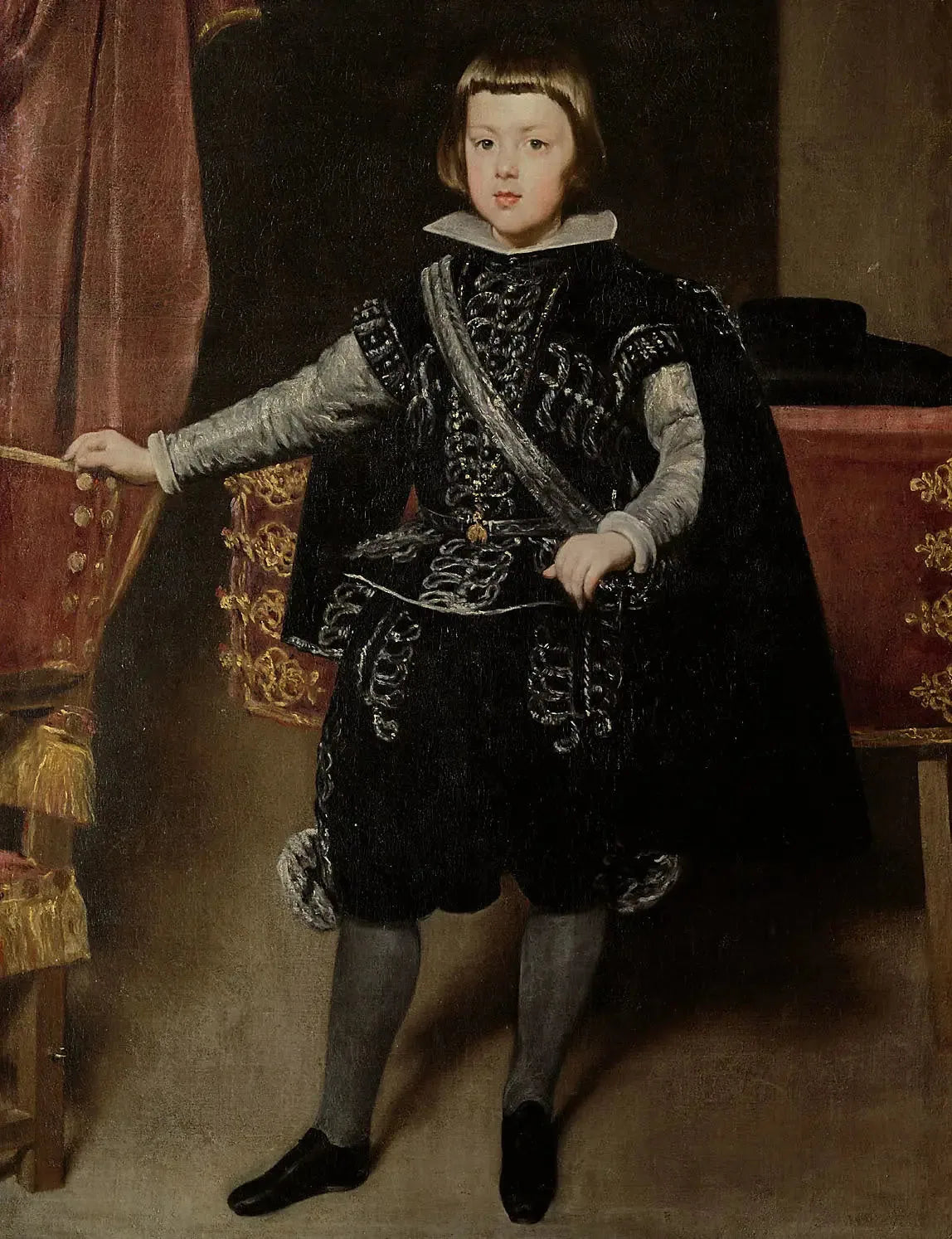Portrait de l'enfant Baltasar Carlos - Diego Velázquez image 1 tableau peint à l’huile sur toile