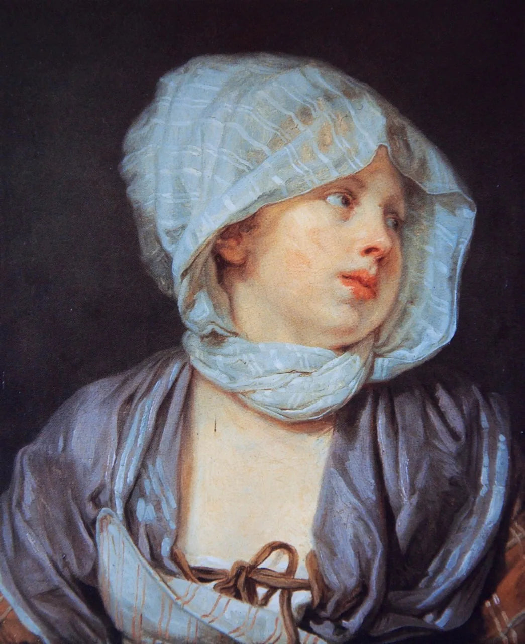 Portrait de l'épouse de l'artiste - Jean-Baptiste Greuze image 1 reproduction réalisée par Alpha Reproduction