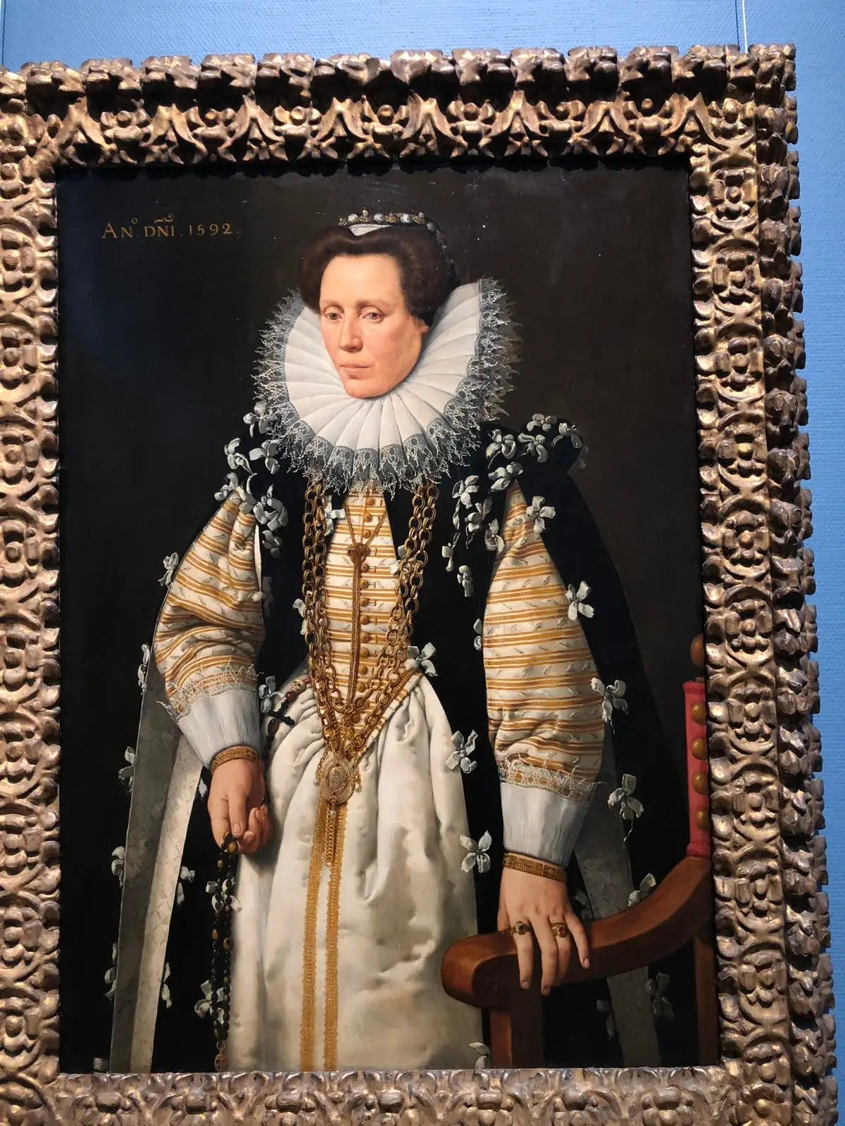 Portrait de l'épouse de Nicolas de Hellincx - Frans Pourbus the Younger image 1 reproduction artisanale de tableau