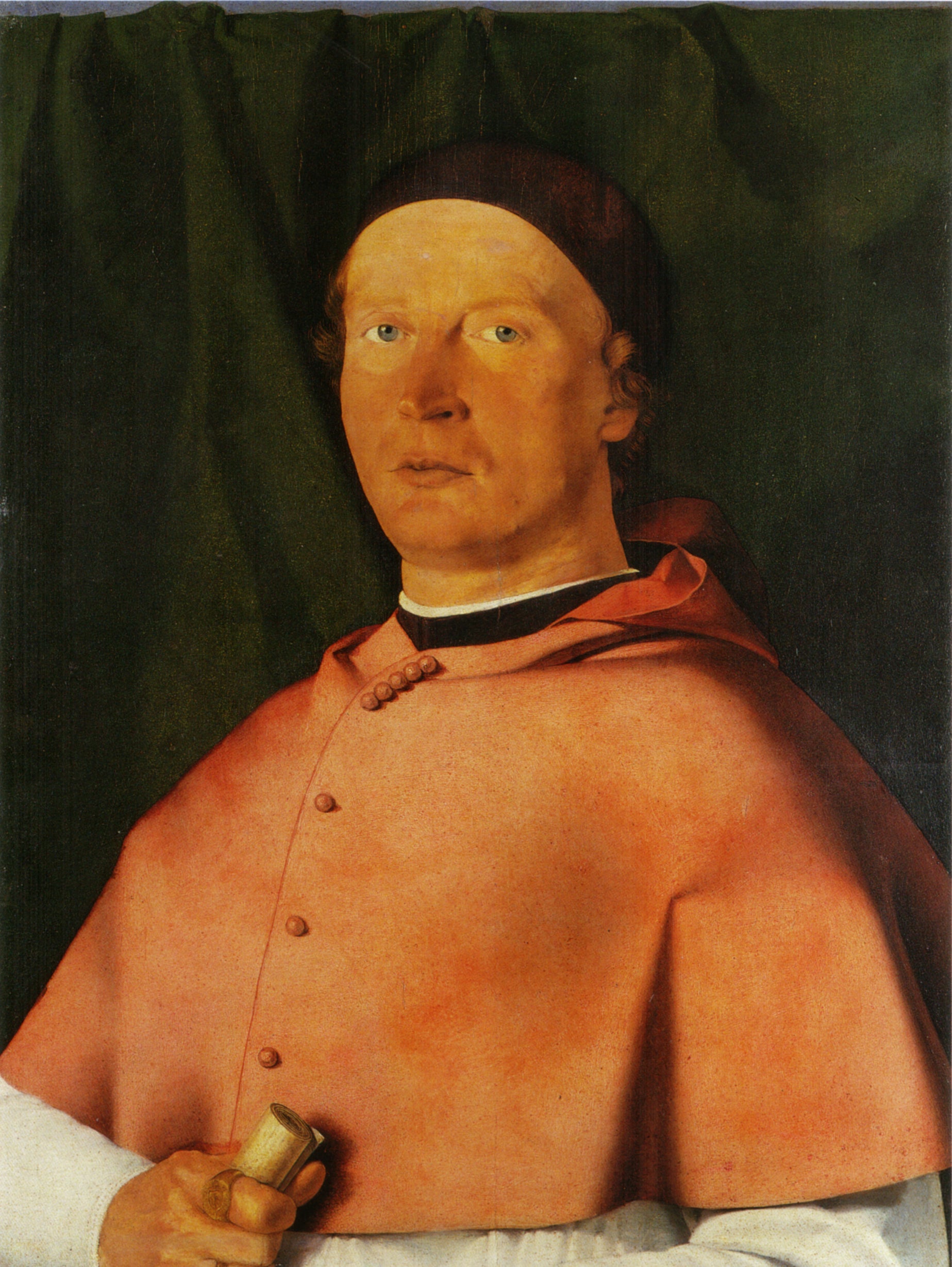Portrait de l'évêque Bernardo de' Rossi - Lorenzo Lotto image 1 reproduction de peinture à l’huile