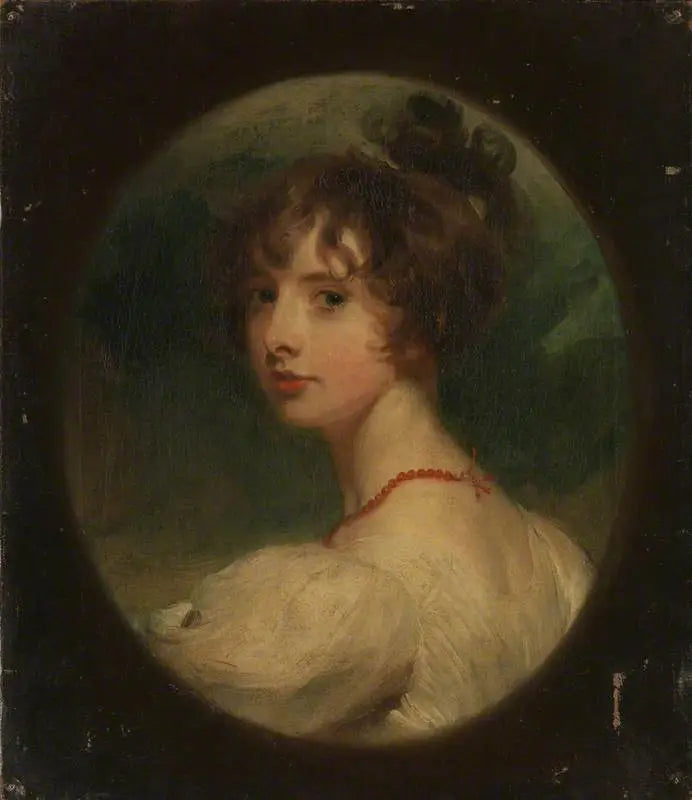 Portrait de l'honorable Emily Mary Lamb (1787-1869), future comtesse Cowper et vicomtesse Palmerston - Thomas Lawrence image 1 tableau peint à l’huile sur toile
