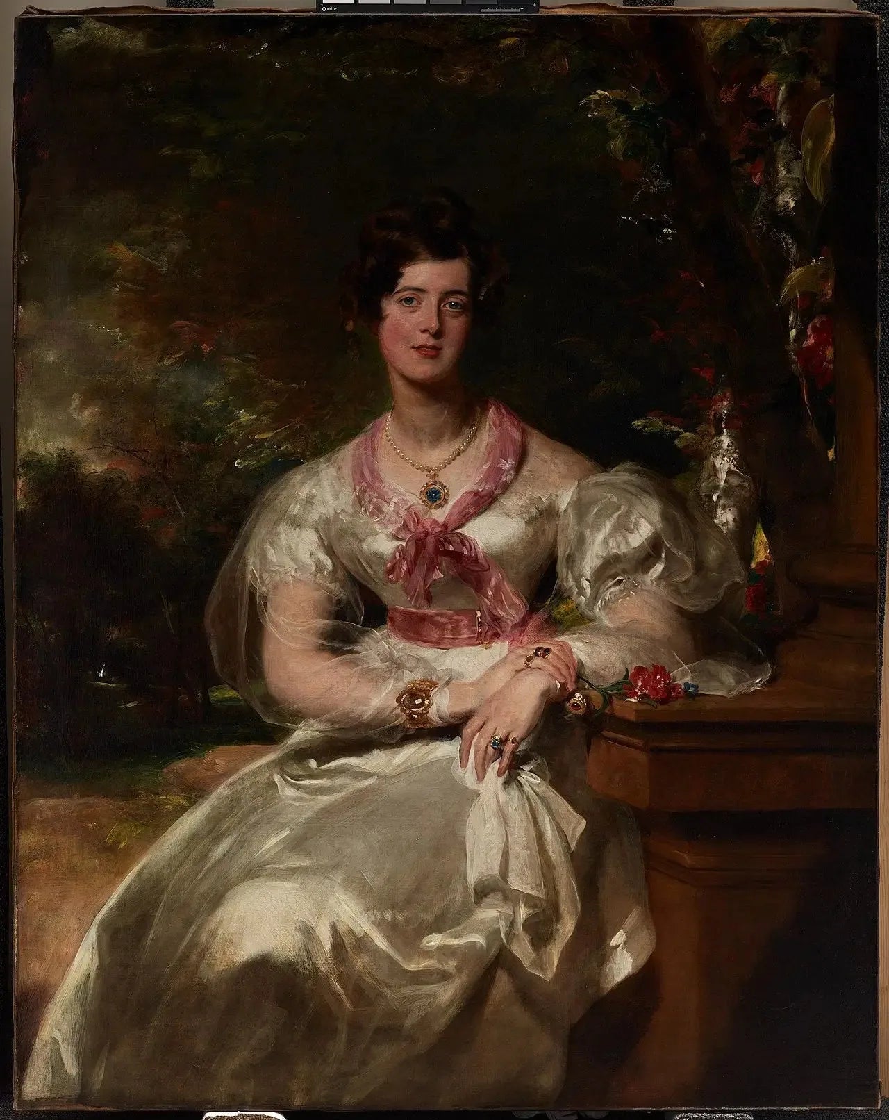 Portrait de l'honorable Mme Seymour Bathurst - Thomas Lawrence image 1 reproduction de peinture à l’huile